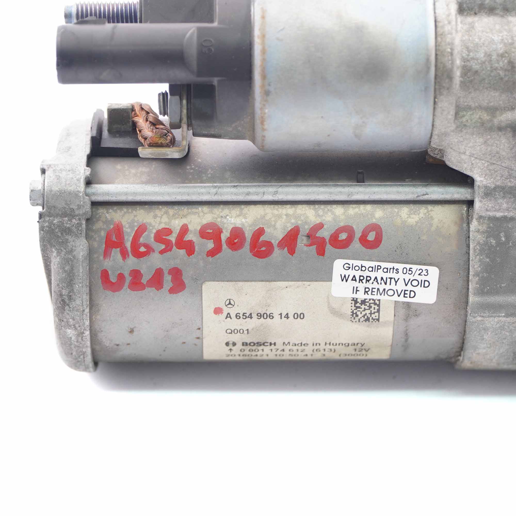 Anlasser Mercedes W213 S213 W238 OM654 Diesel motor Aktuator A6549061400