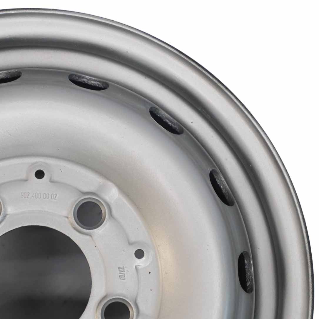 Mercedes Sprinter W901 W903 Silberne Stahlfelge Rad 15" 6J ET:83 A9024000002