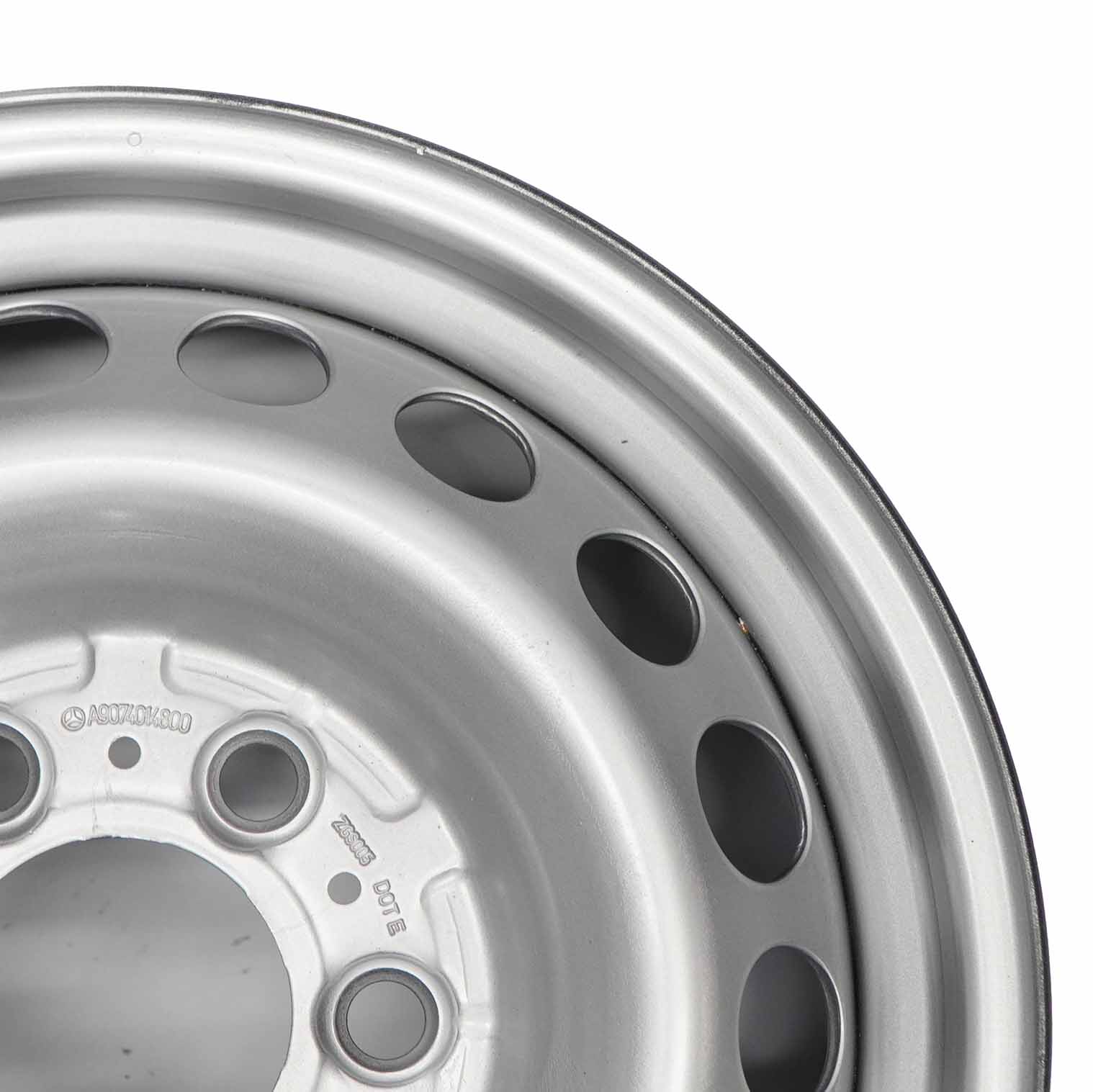 Mercedes Sprinter W907 Silber Stahlfelge Rad 16" 6,5J ET:54 A9074014800