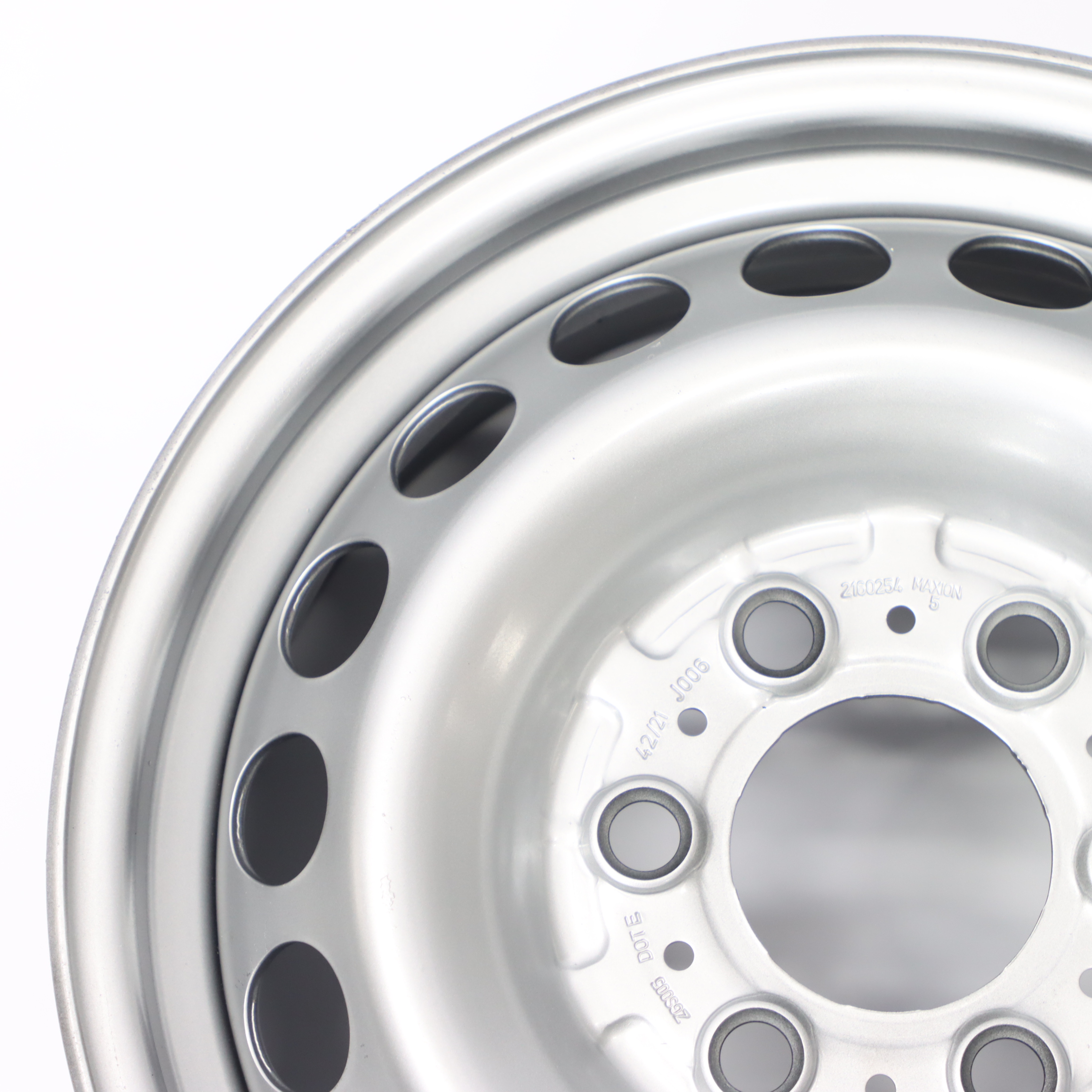 Mercedes Sprinter W907 W910 Silberne Stahl felge 16" 6,5J ET:62 A9104011100