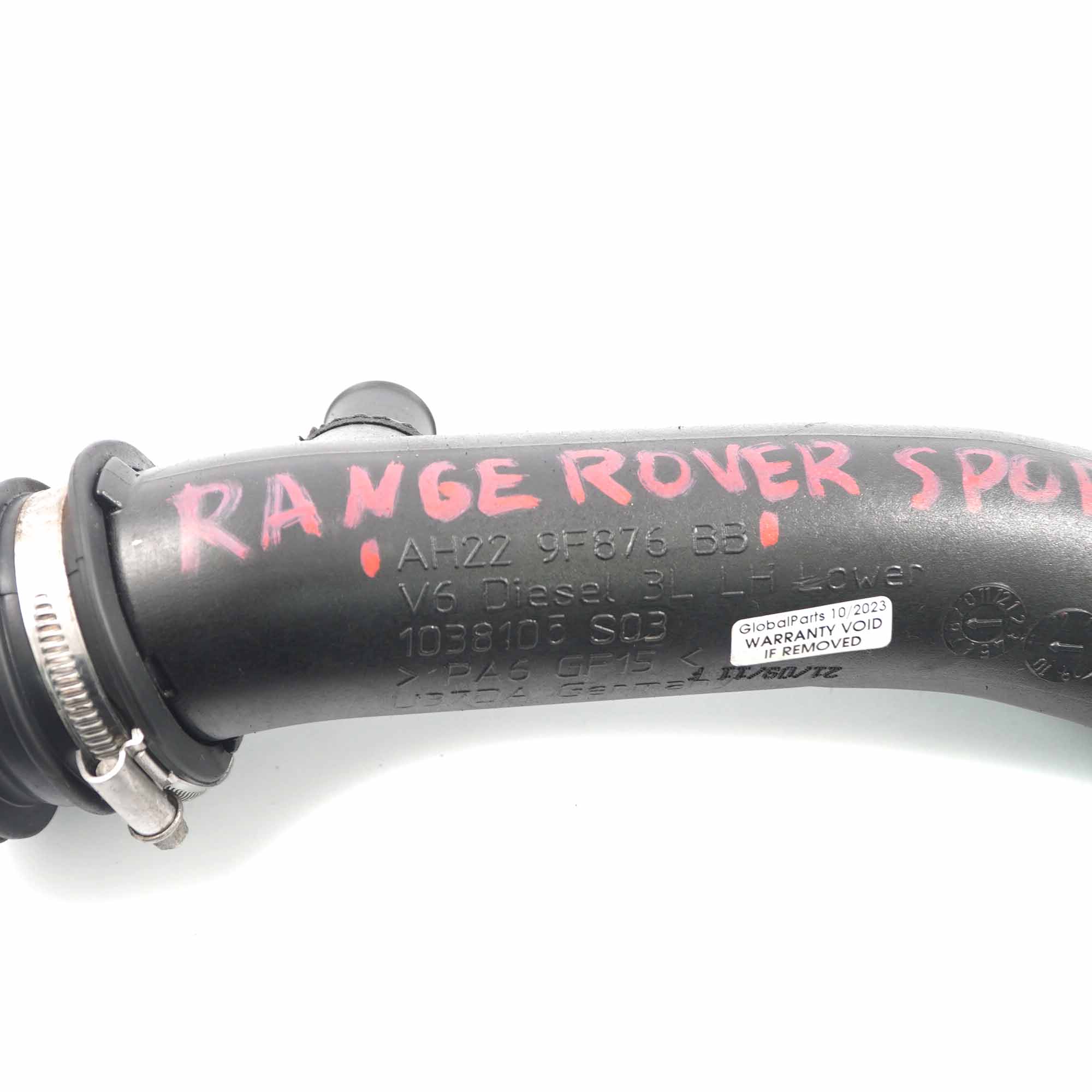 Land Rover Range Rover Sport L322 Diesel-Luftansaugrohr Schlauch AH22-9F876-BB