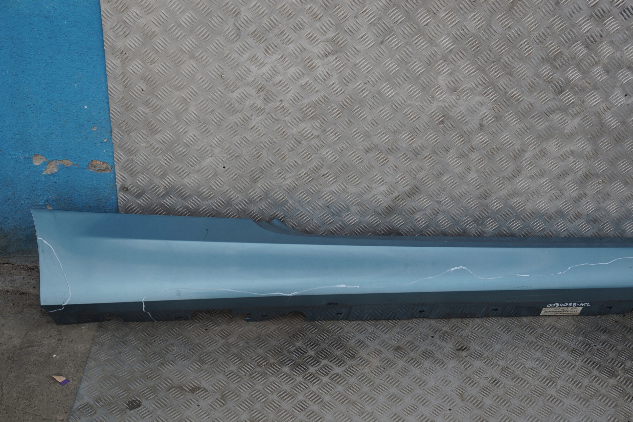 BMW 3 Series E92 E93 Sill Strip Side Skirt Right O/S Atlantikblau Atlantic Blue