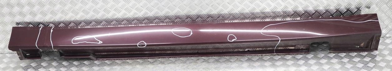 BMW 7 Series E65 Door Sill Cover Skirt Right O/S Barberarot Barbera Red - A39