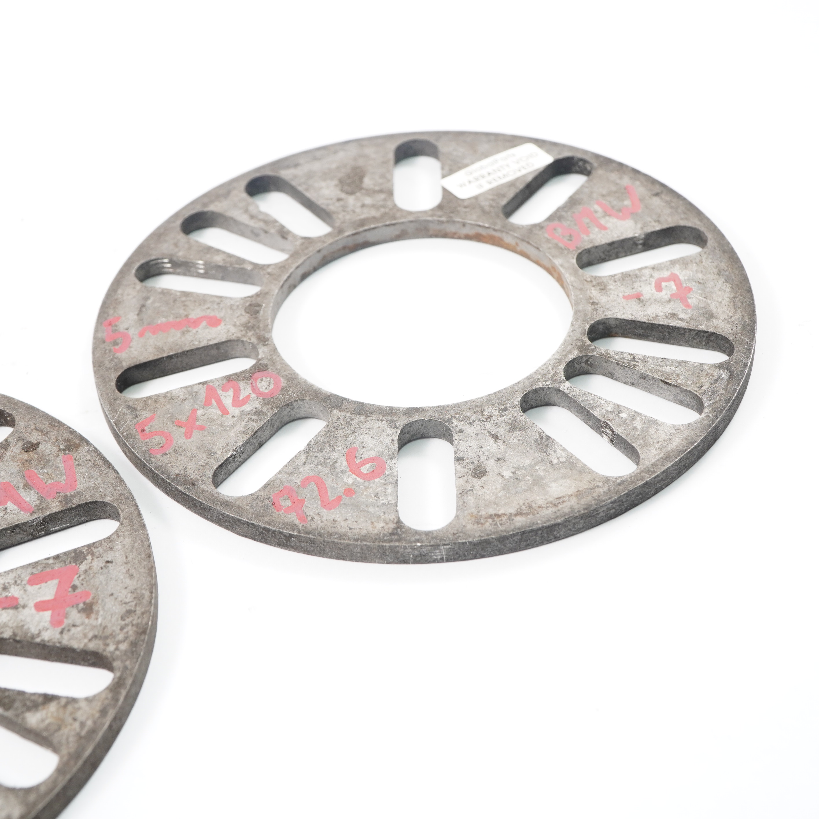 Alloy Wheel Spacers Hubcentric Shims BMW 5x120 72.56mm 5mm 