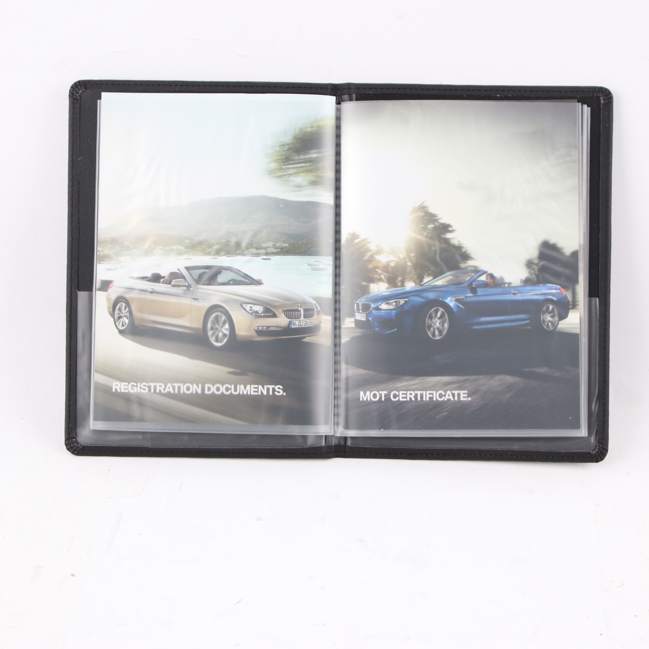 BMW Owner's Handbook Book Wallet Case Pouch Black