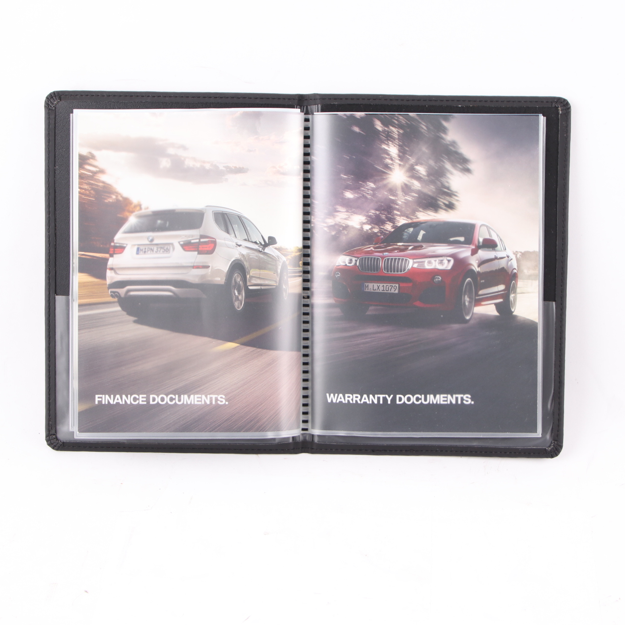 BMW Owner's Handbook Book Wallet Case Pouch Black