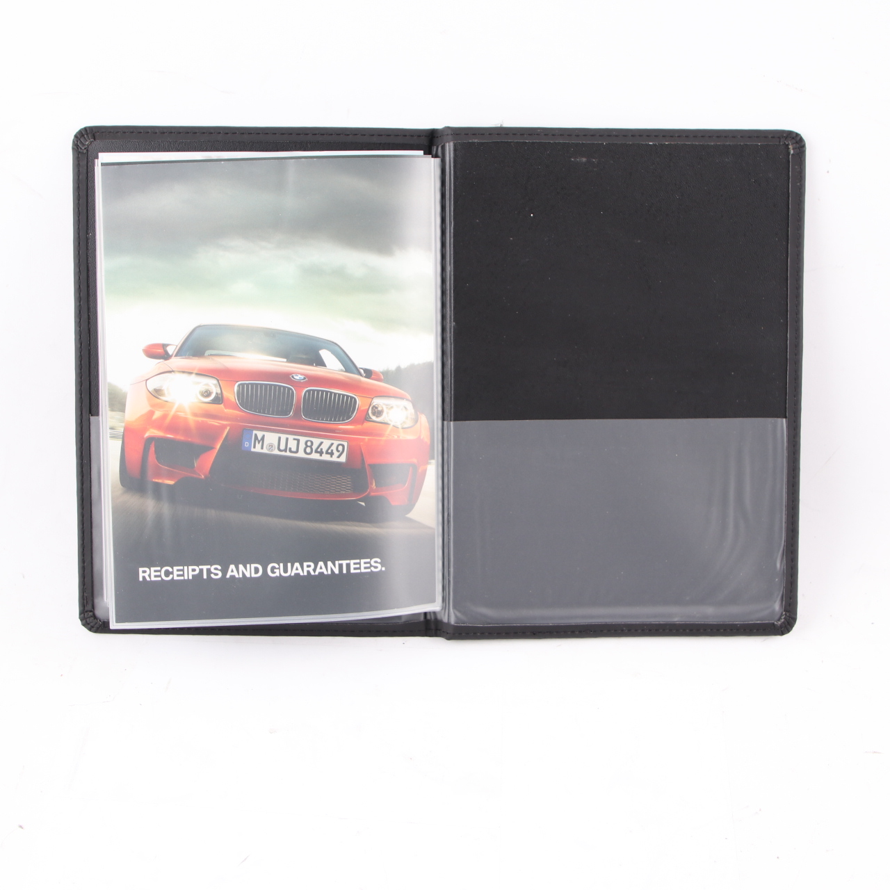 BMW Owner's Handbook Book Wallet Case Pouch Black