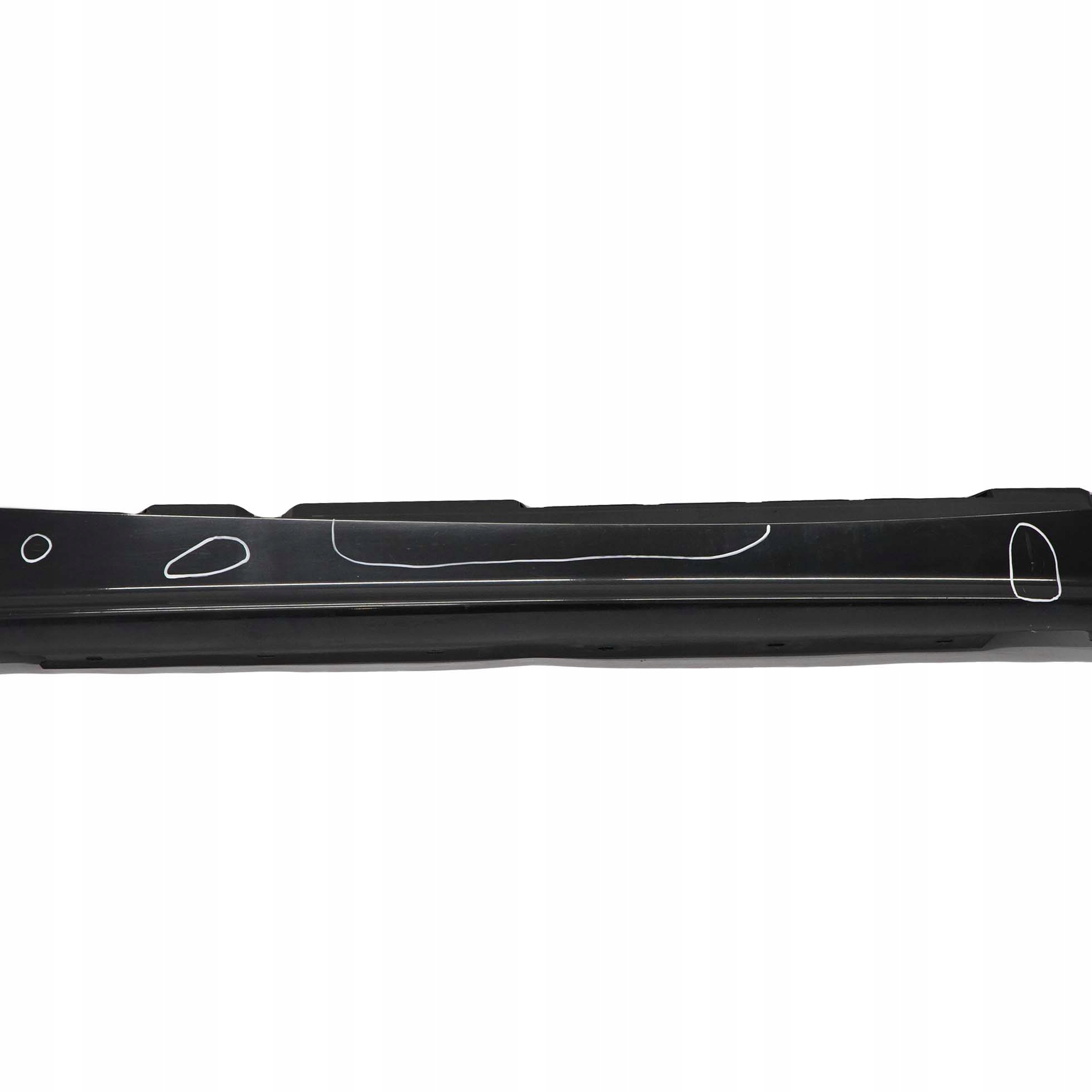 BMW 1 SERIES E87 Sill strip side skirt right O/S Black Sapphire Metallic