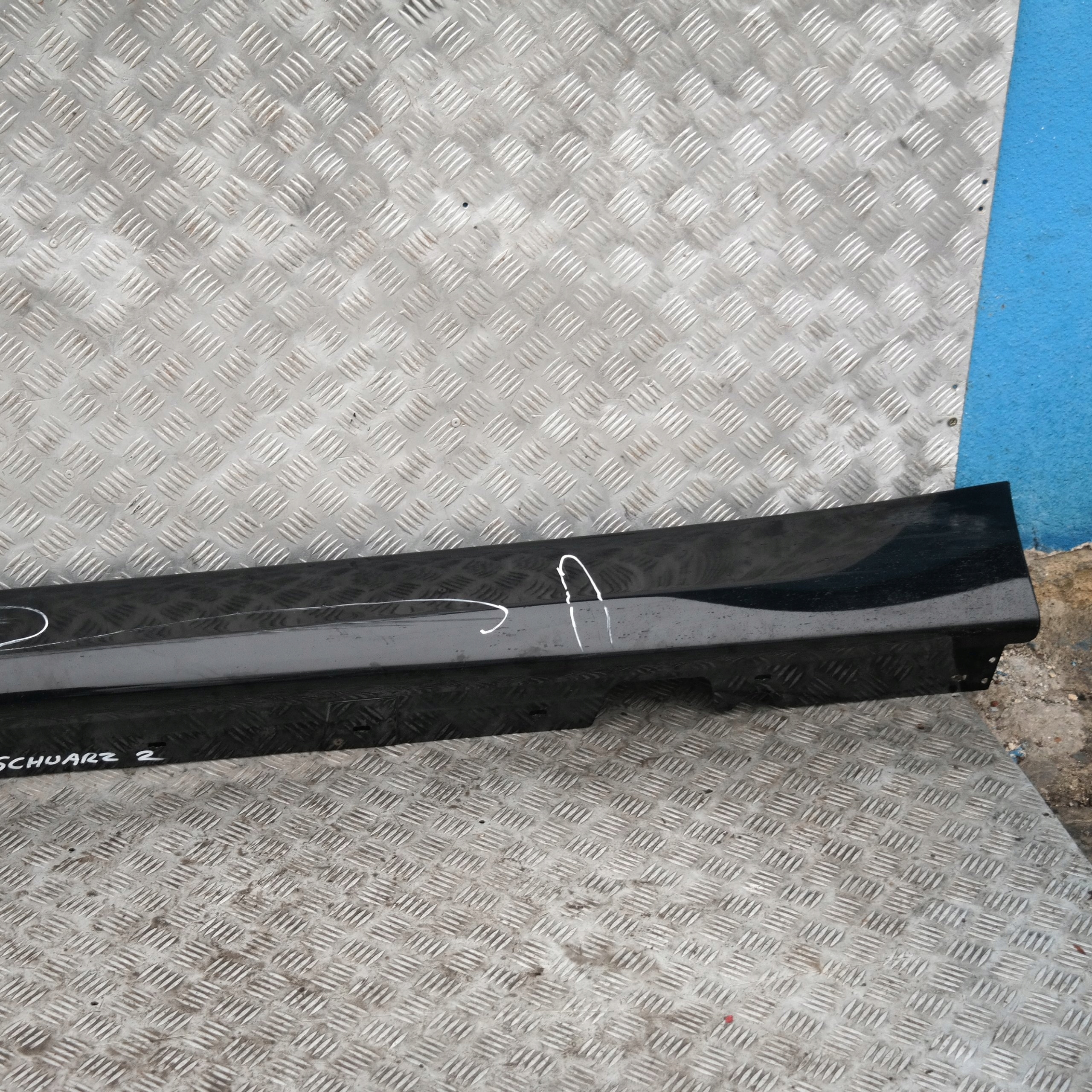 BMW 3 SERIES 2 E90 E91 Sill Strip Side Skirt Left N/S Schwarz Black 2