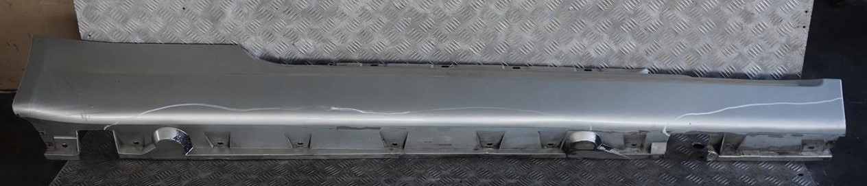 BMW 6 E63 E64 Door Sill Side Cover Skirt Right O/S Mineralsilber Silver - A14