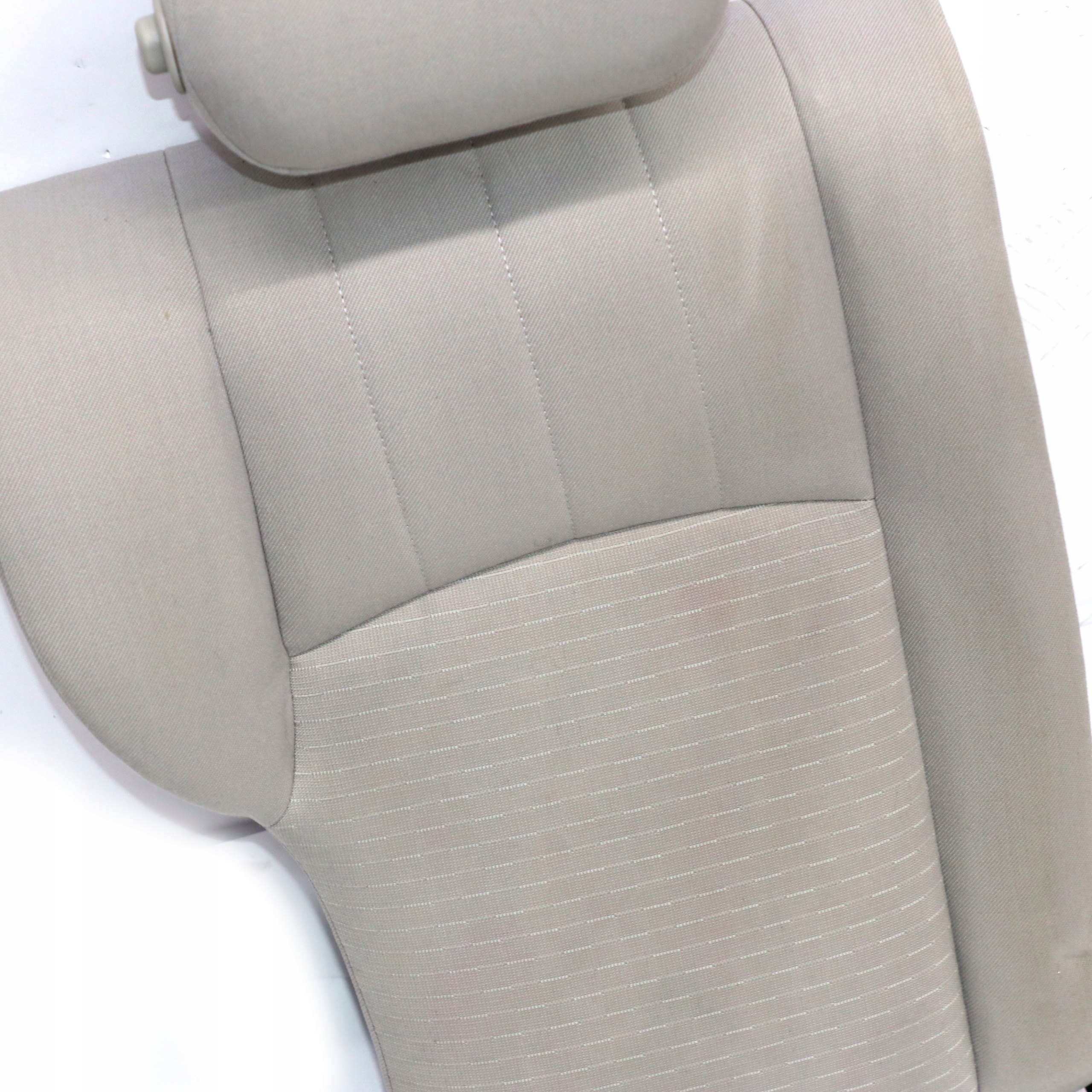 Mercedes-Benz C-Class W203 Saloon Rear Seat Backrest Right O/S Cloth Cover Grey