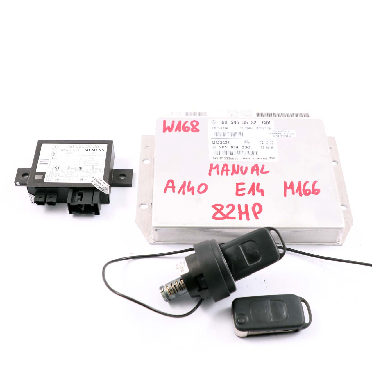 Mercedes-Benz A-Klasse W168 ESP + HBA Steuergerät ECU Modul A1685453532