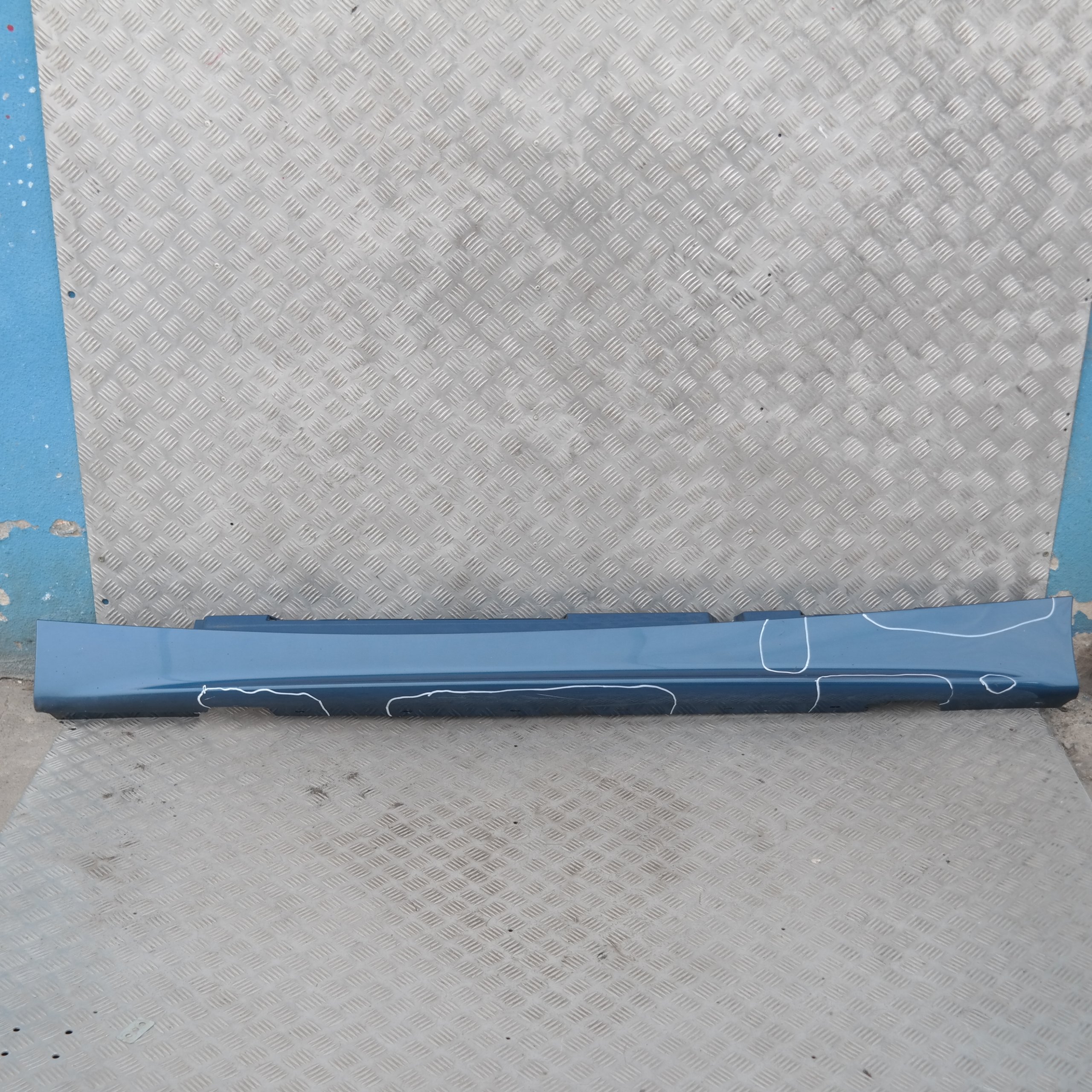 BMW 1 SERIES 12 E87 Sill Strip Side Skirt Left N/S Sydneyblau Sydney Blue - A19