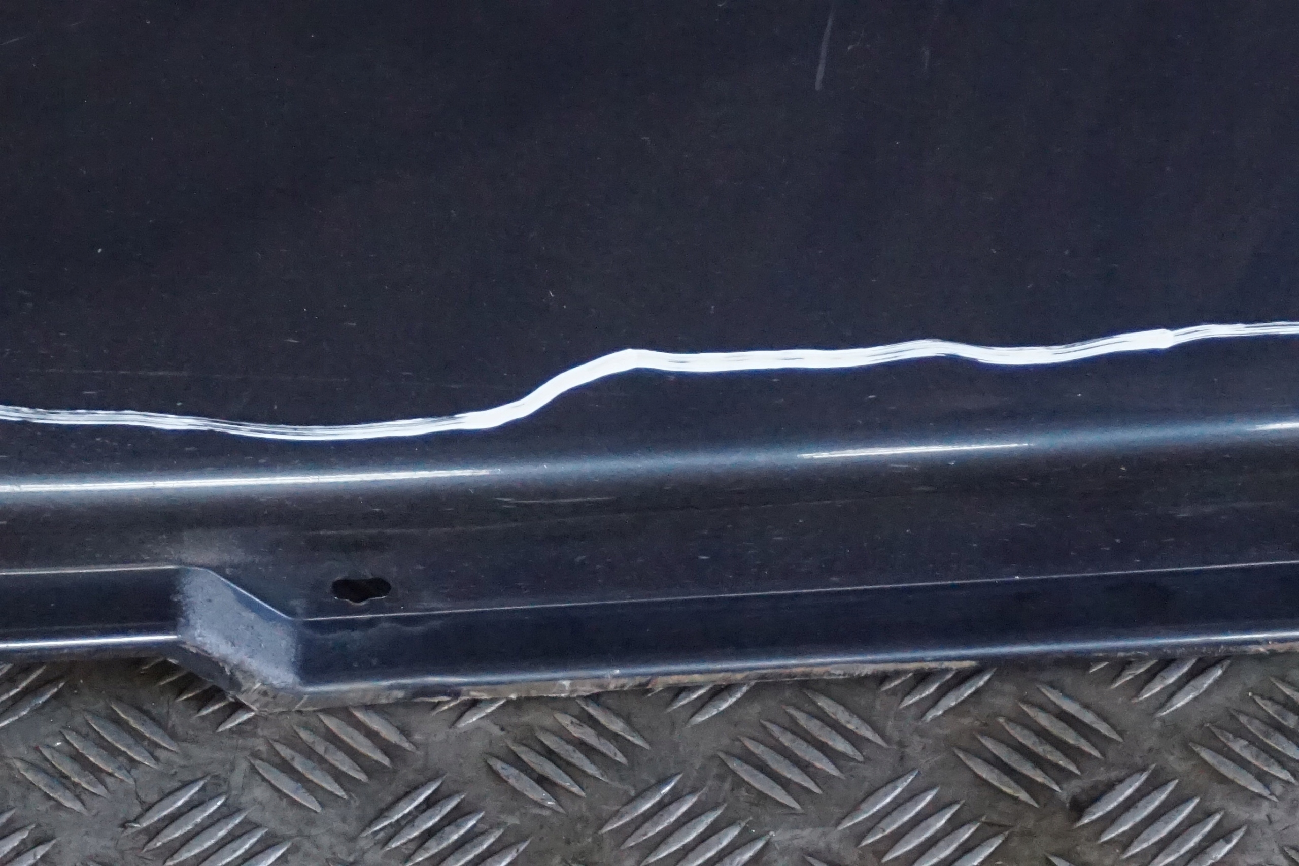 BMW 7 Series E65 Door Sill Cover Skirt Right O/S Toledoblau Toledo Blue Blau