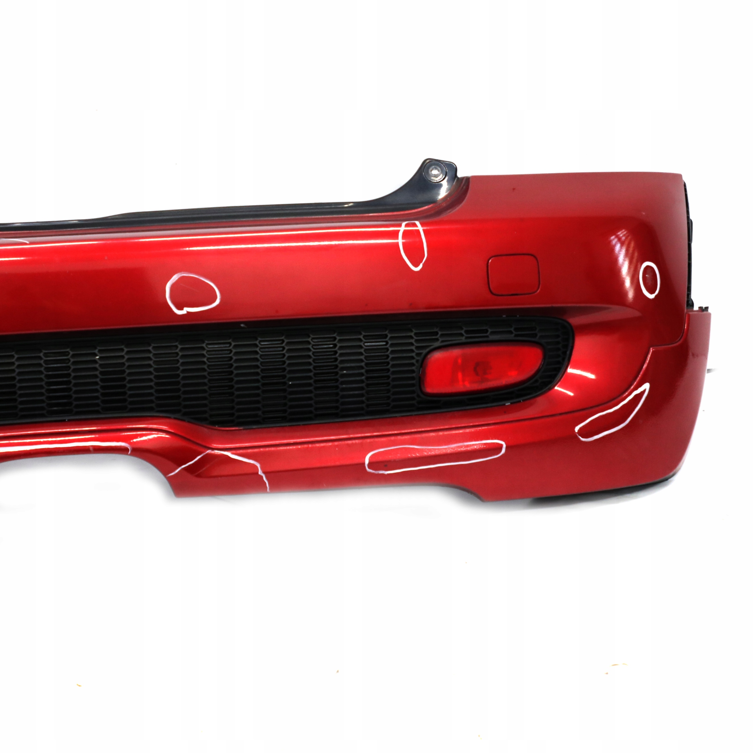 Mini Cooper S R56 R57 Complete Rear Bumper Trim Panel Red Painted