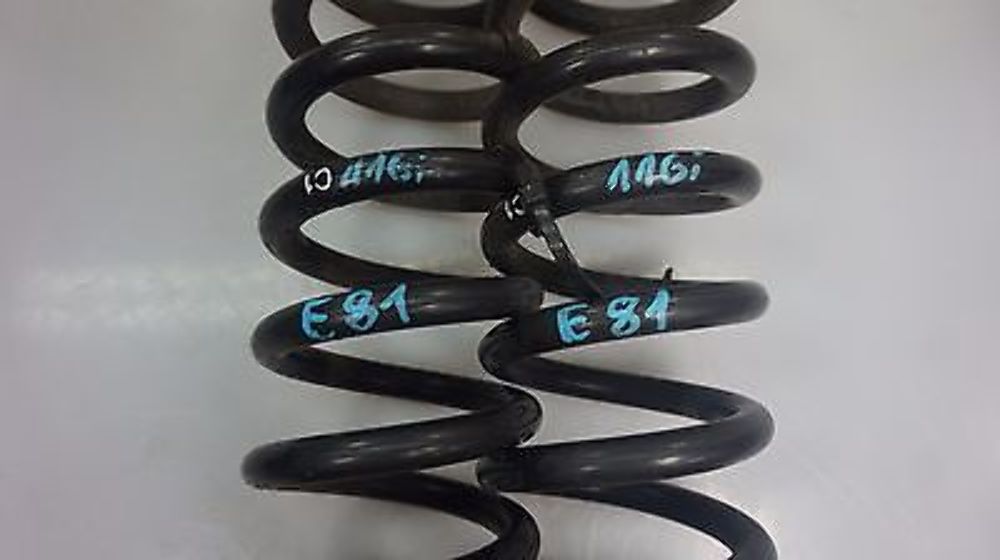 BMW E81 116i N43 Suspension Rear Left Right Coil Spring C1 Set N/O/S