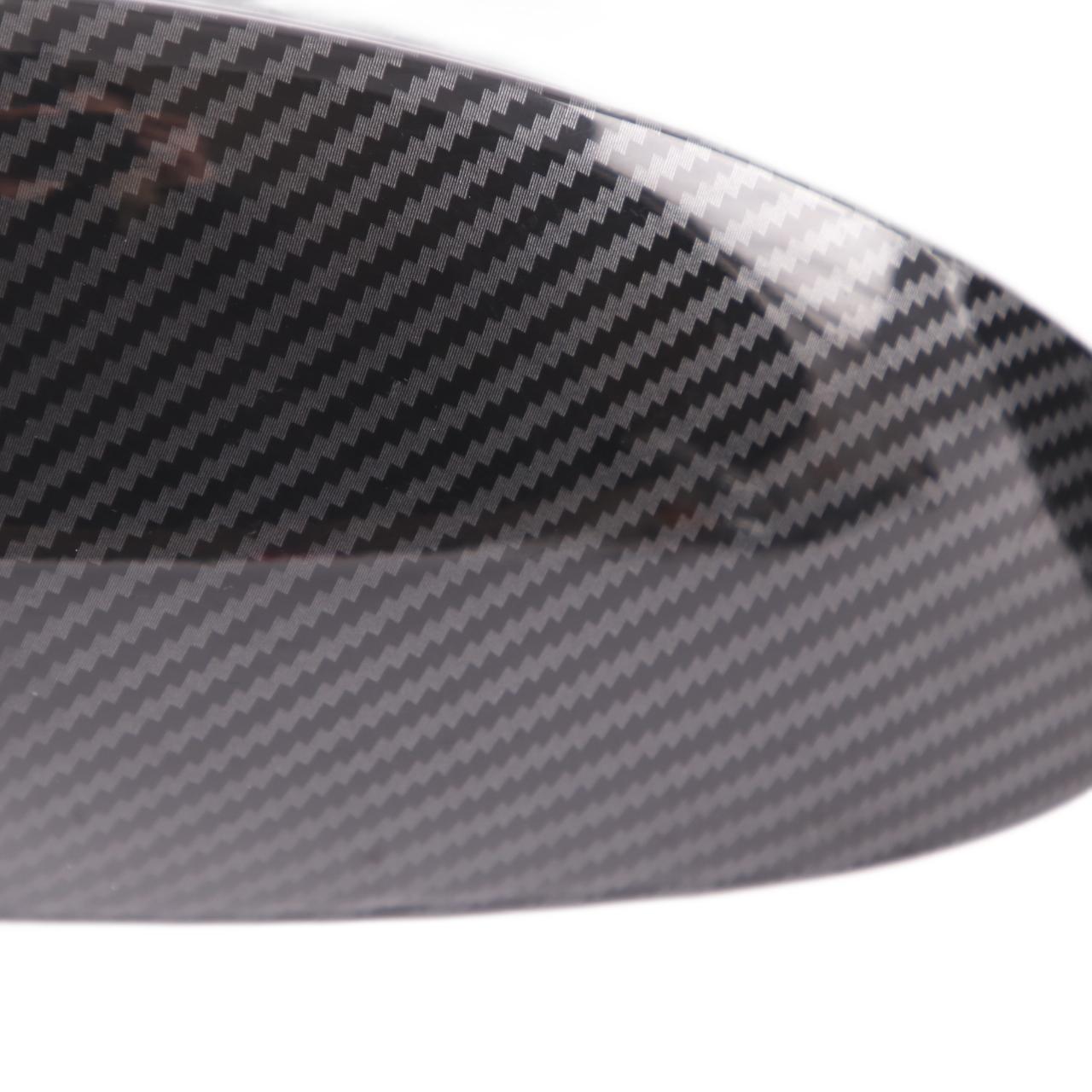 BMW E92 E93 Wing Mirror Cover Left Right Cap N/O/S Casing Carbon Set