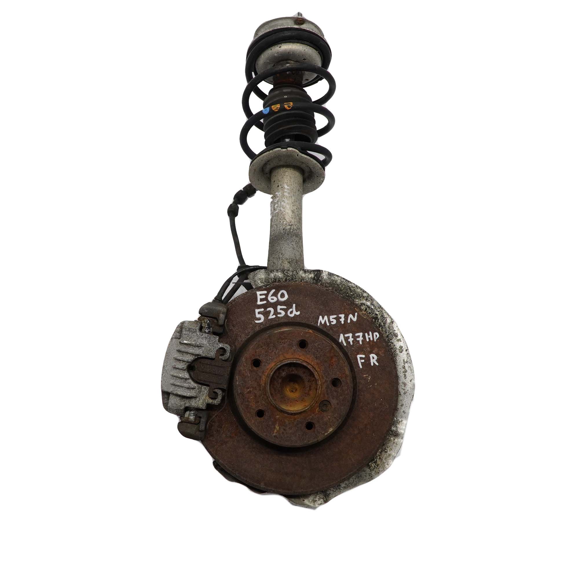 BMW 5 E60 Saloon 525d M57N Front Right O/S Spring Brake Suspension Leg Hub