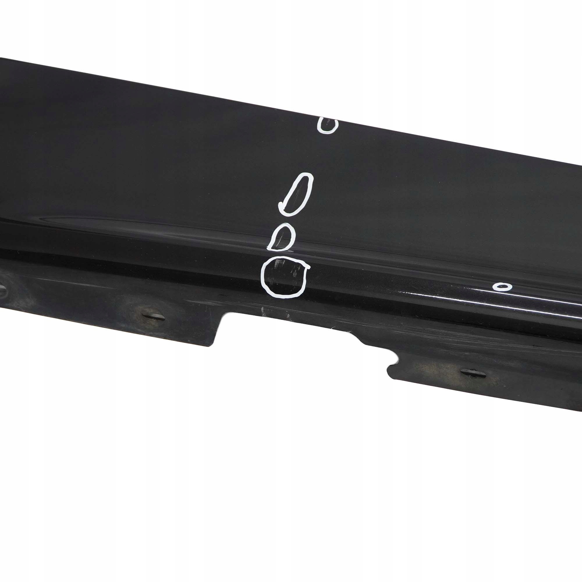 BMW 1 E87 3 Sill Strip Side Skirt Right O/S Black Sapphire Metallic - 475