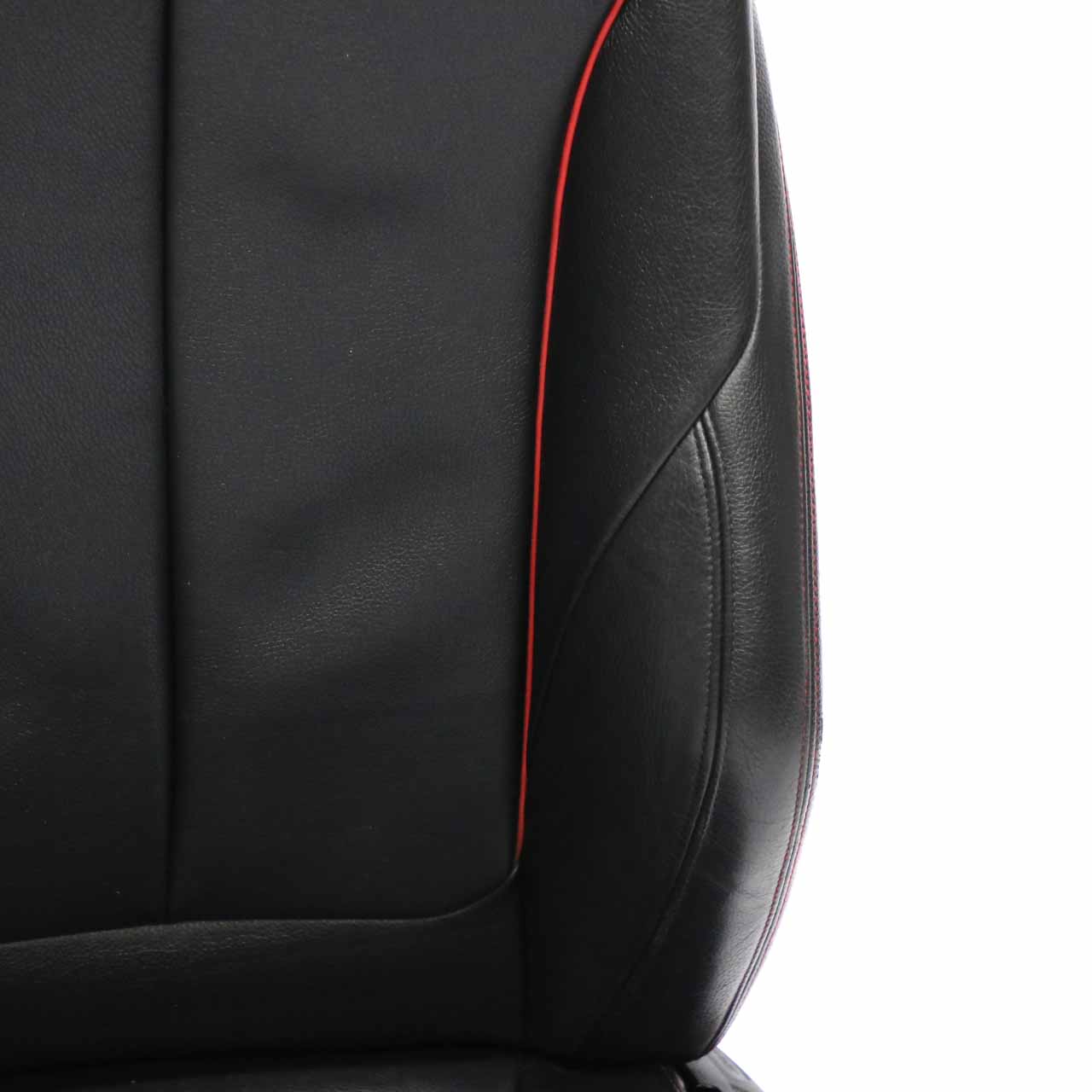 BMW F30 Sitze M Sport Schwarz Leder Dakota Akzent Rot Interieur Set Sitz