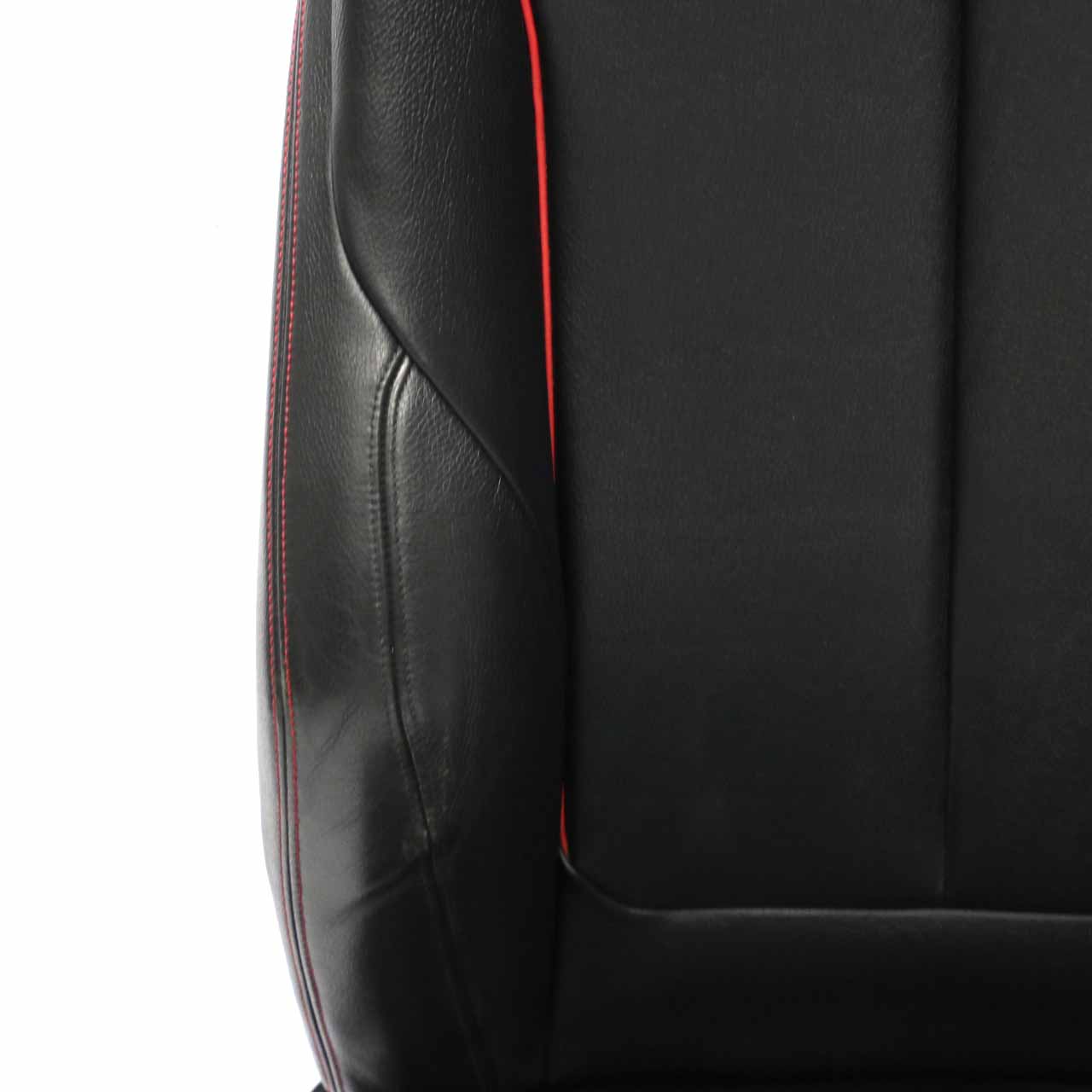 BMW F30 Sitze M Sport Schwarz Leder Dakota Akzent Rot Interieur Set Sitz