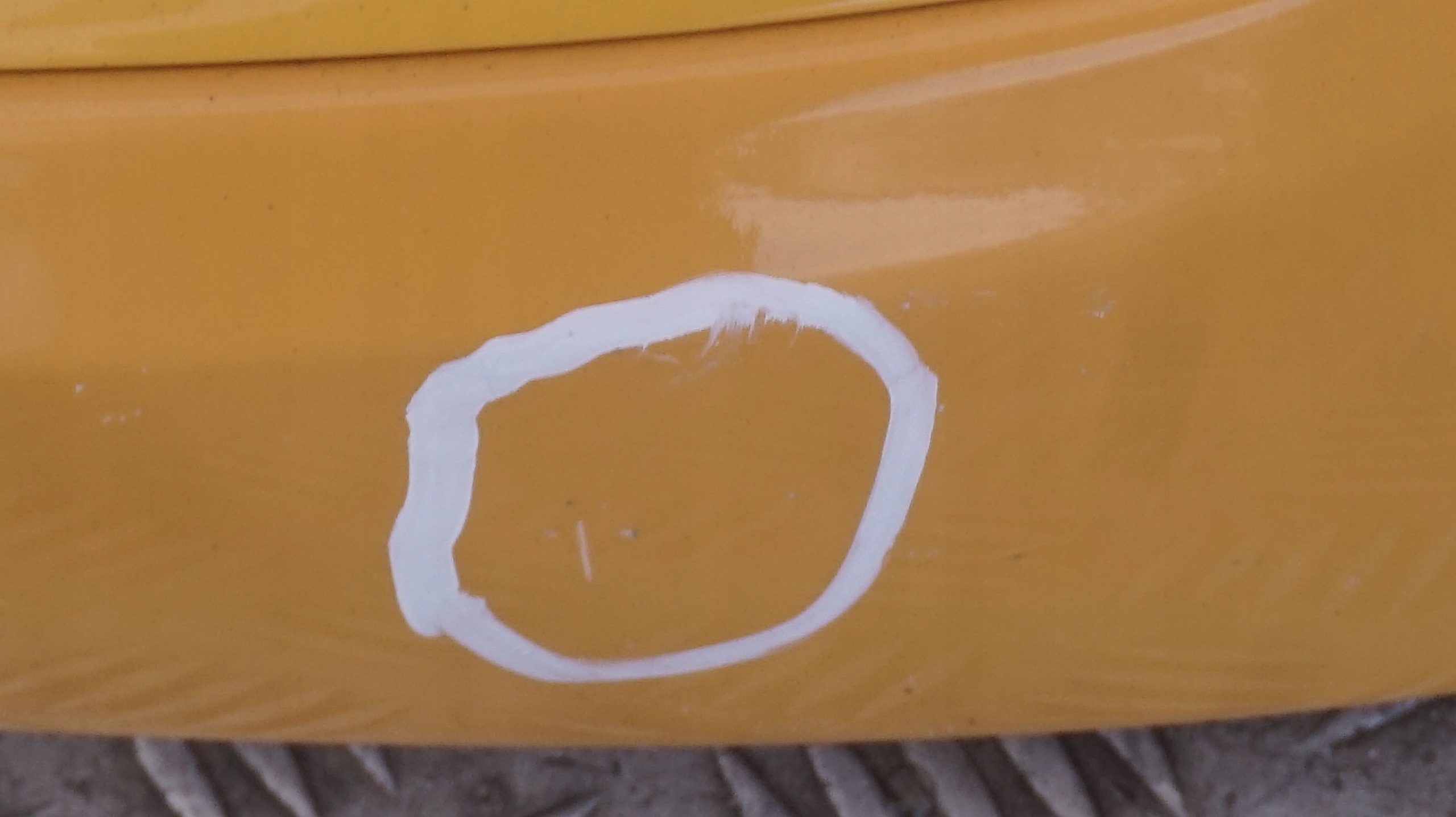 BMW MINI Cooper S R56 R57 1 Rear Bumper Trim Panel Mellow Yellow - A58