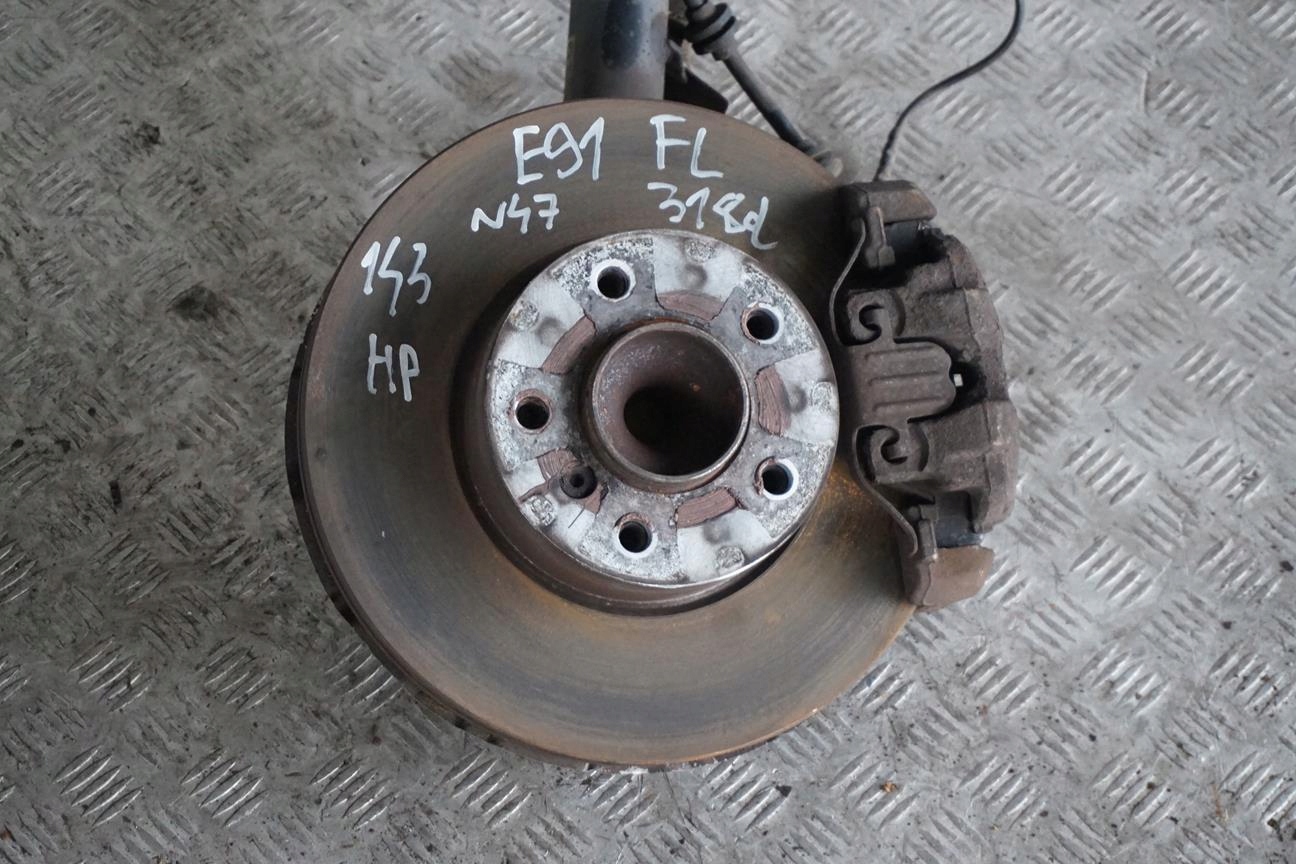 BMW 3 E91 Touring 318d N47 Front Left N/S Spring Strut Brake Suspension Leg Hub