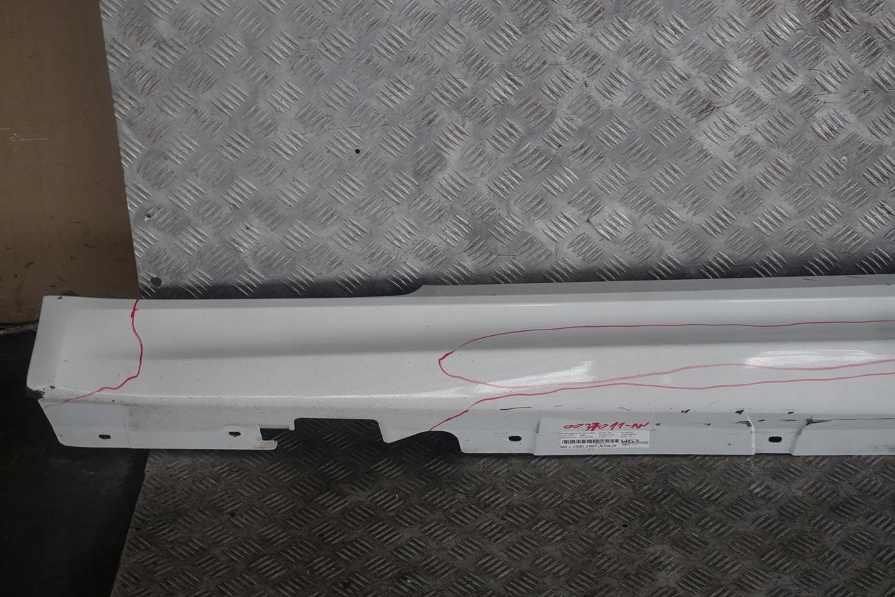 BMW 3 E93 M3 Convertible Sill Strip Side Skirt Left N/S Alpinweiss White - 300