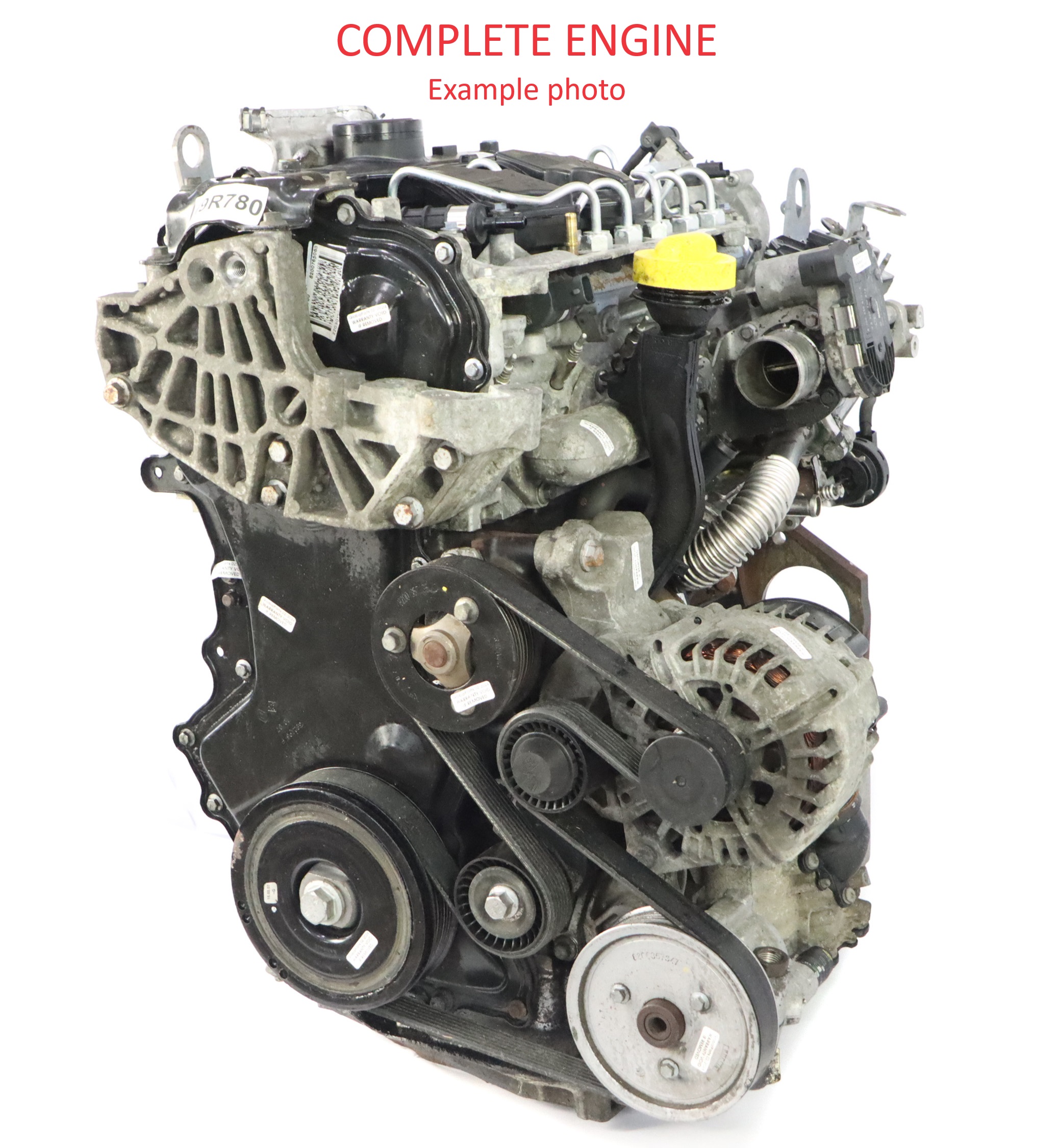 Renault Traifc 2 Vivaro A 2.0 dCi CDTi Bare Engine M9R780 M9R 780 69k, WARRANTY