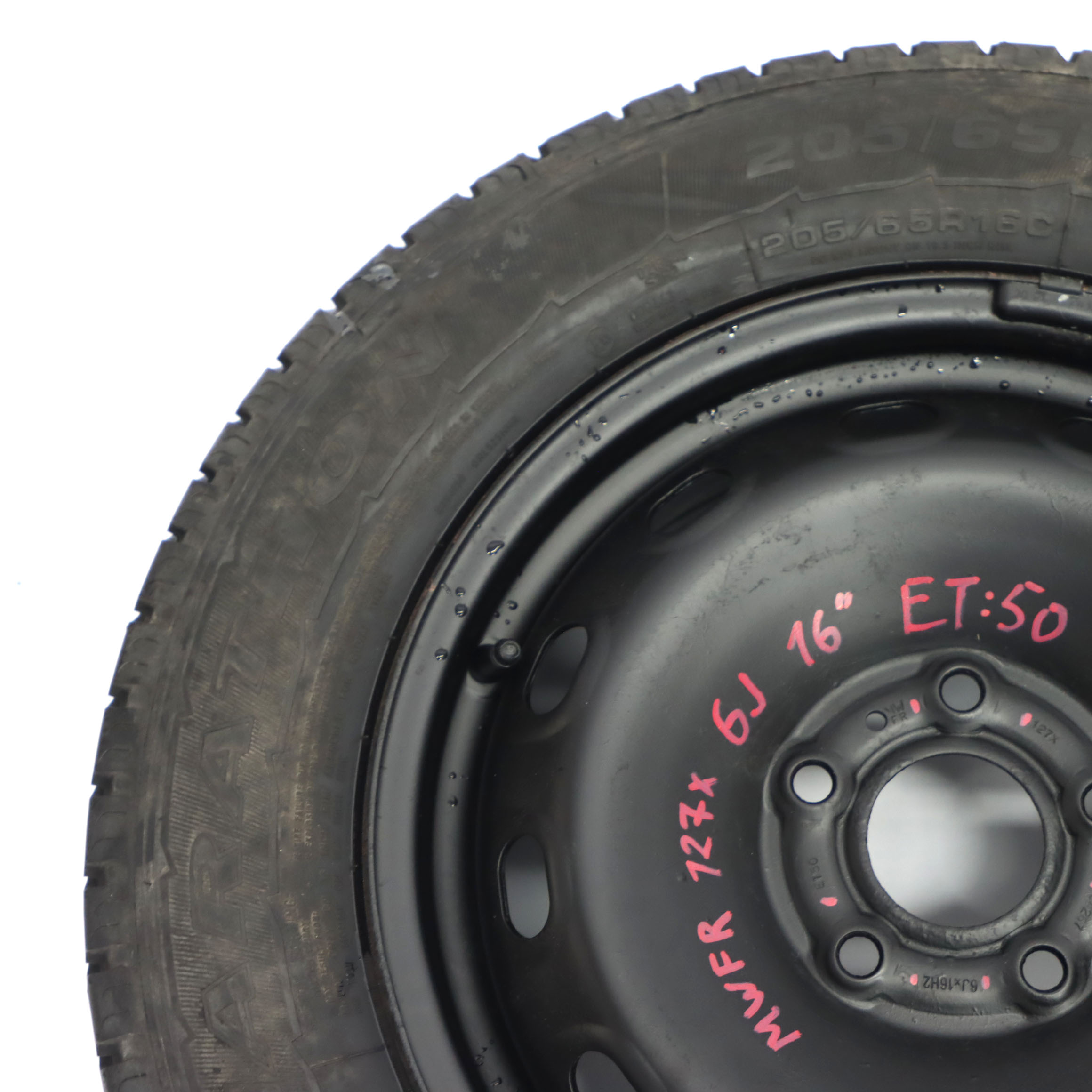 Renault Trafic Vivaro Black Steel Wheel Rim MWFR 127X 16" ET:50 6J 205/65