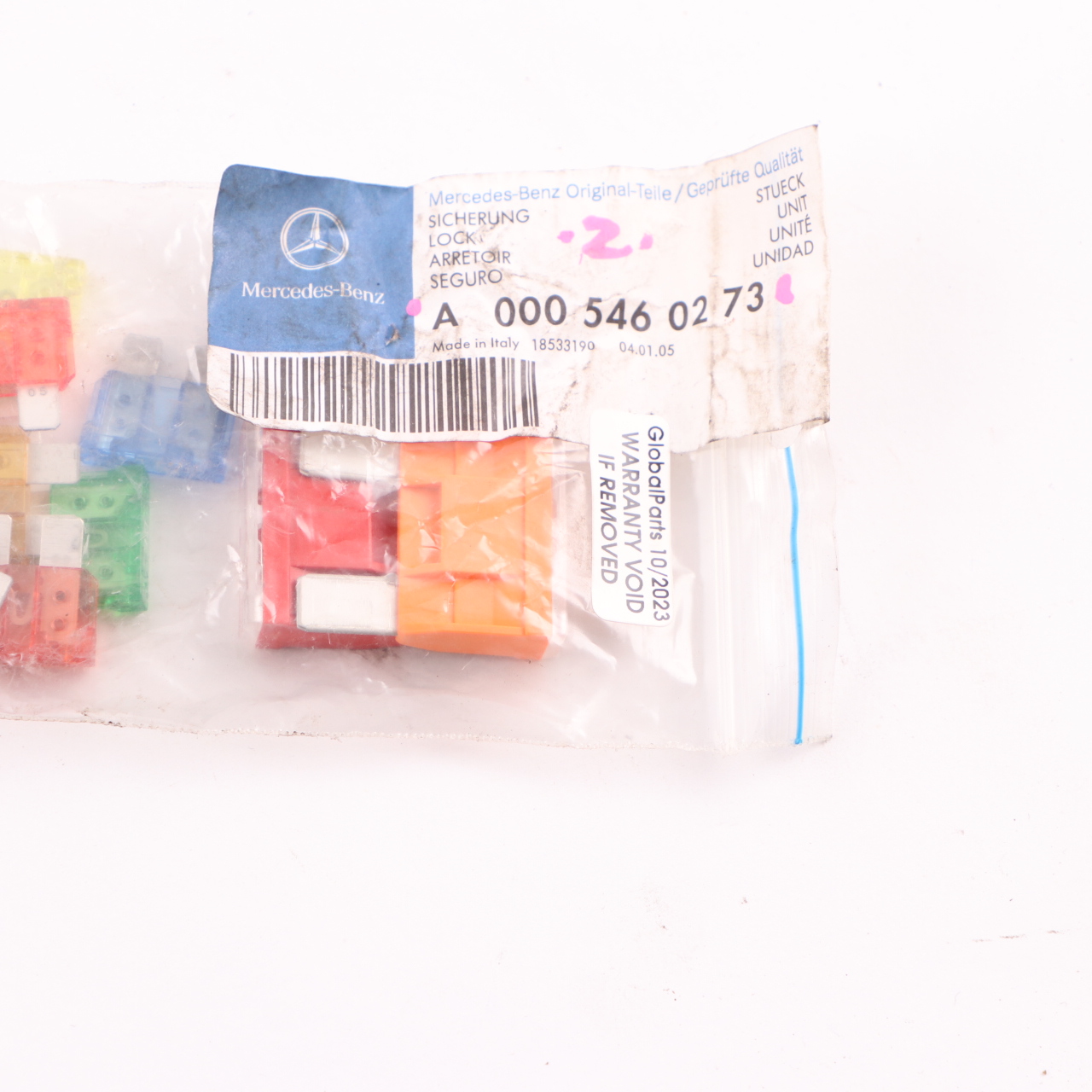 Mercedes W169 W204 W211 C219 Replacement Fuse Kit Set N000000004325