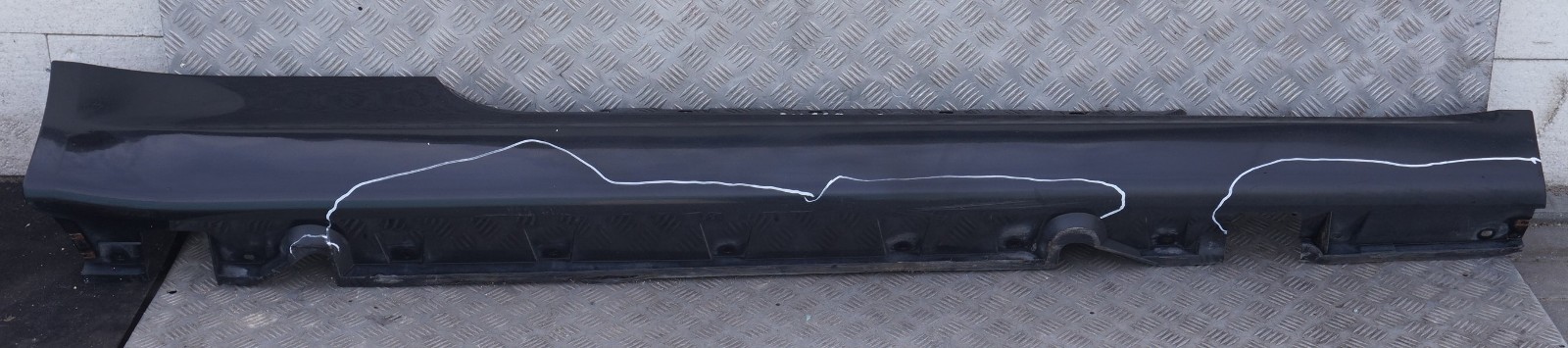 BMW 6 Series E63 E64 Door Sill Side Cover Skirt Right O/S Black Sapphire - 475