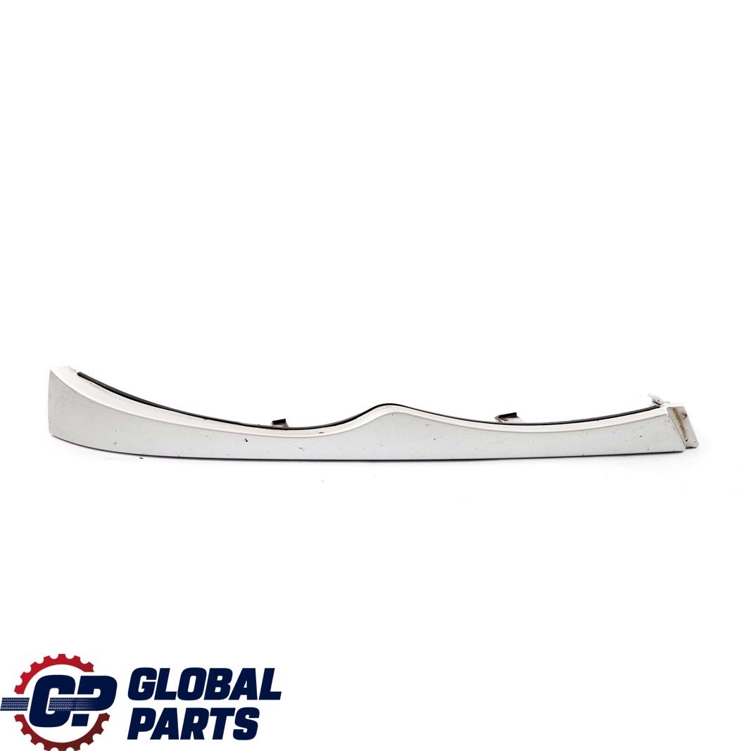 BMW 3 E46 Front Headlight Grille Cover Right O/S Trim Titansilber Silver 354