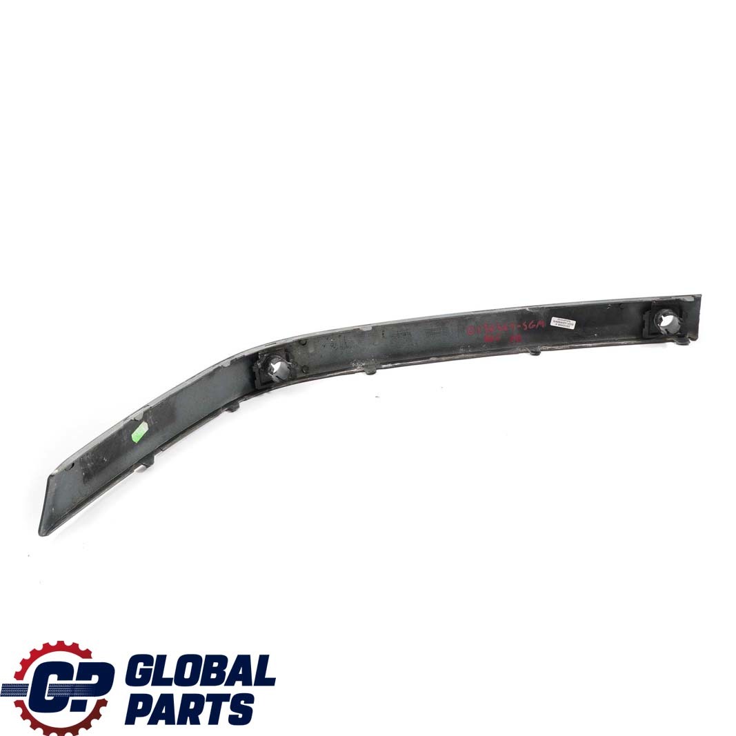 BMW 7 E65 E66 Front Right O/S Bumper Guard Strip Schiefergruen Slate Green 449