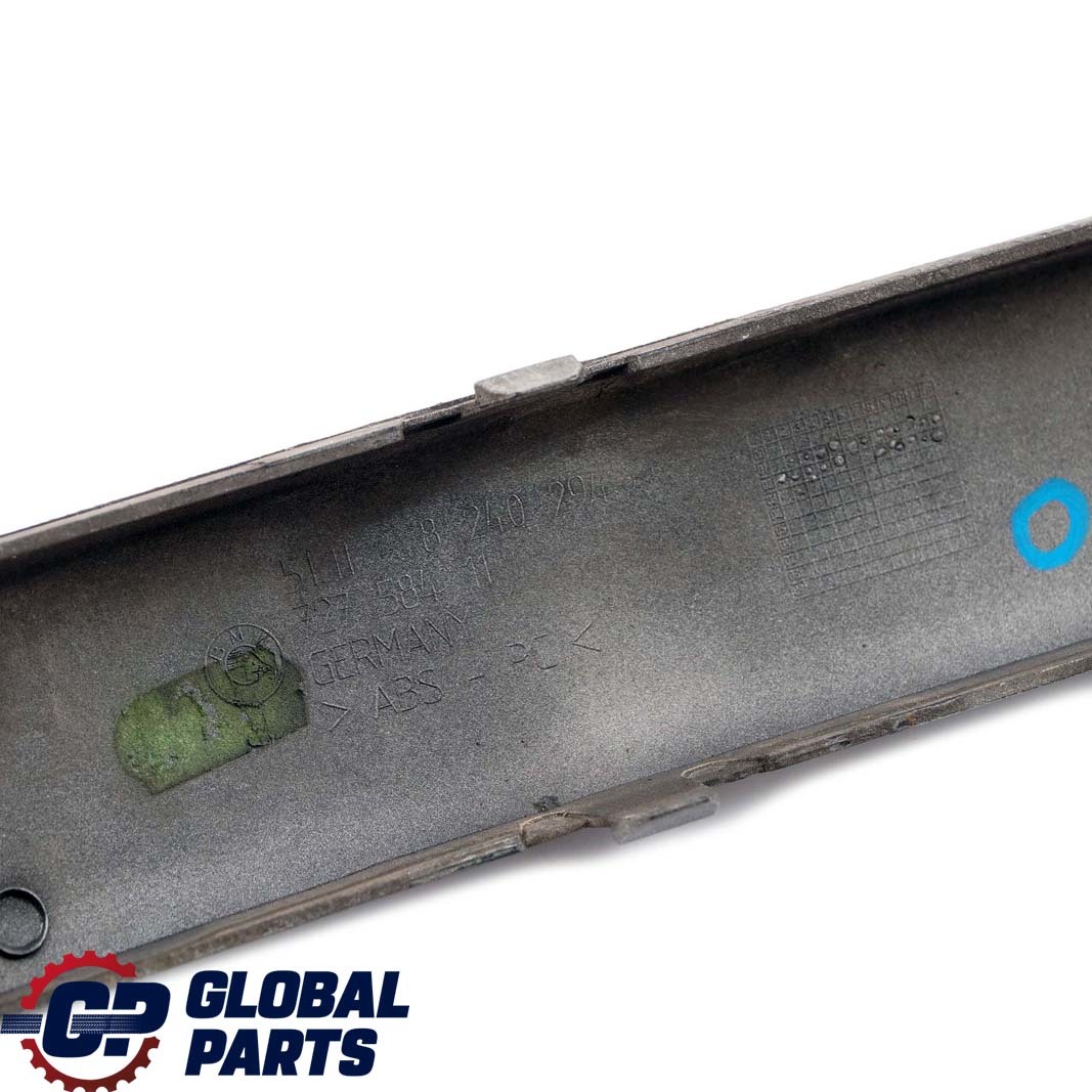 BMW 7 Series E65 E66 Bumper Guard Strip Front Right O/S Titansilber Silver 354