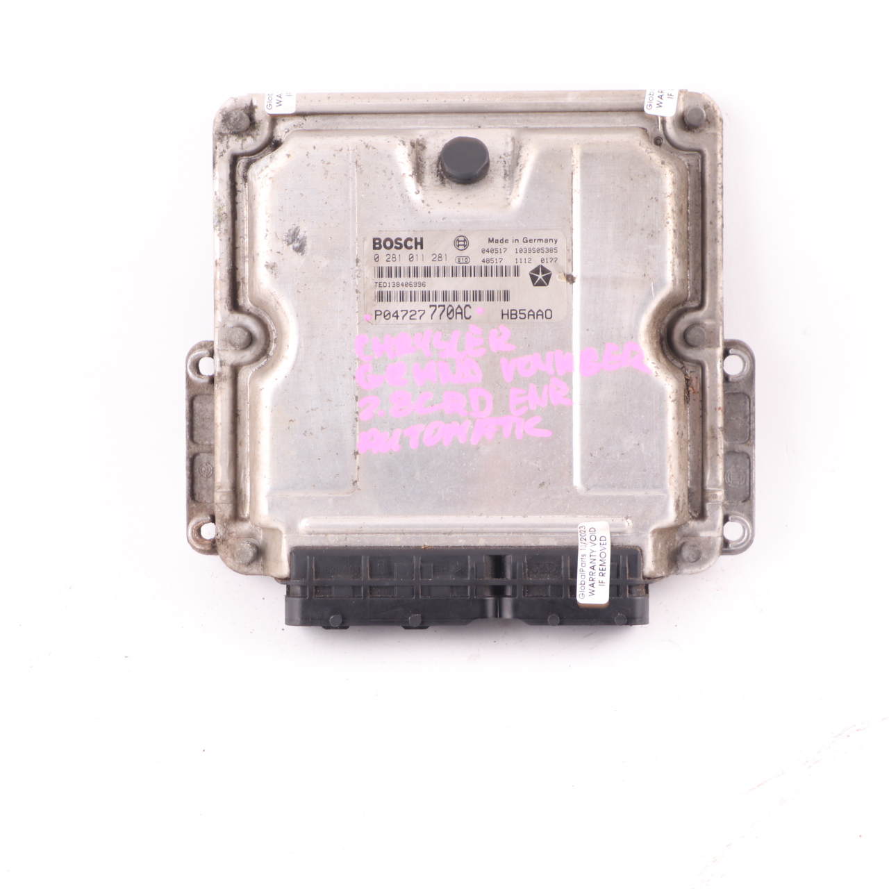 Chrysler Grand Voyager 2.8CRD Diesel 163HP Motoreinheit ECU P04727770AC Automati