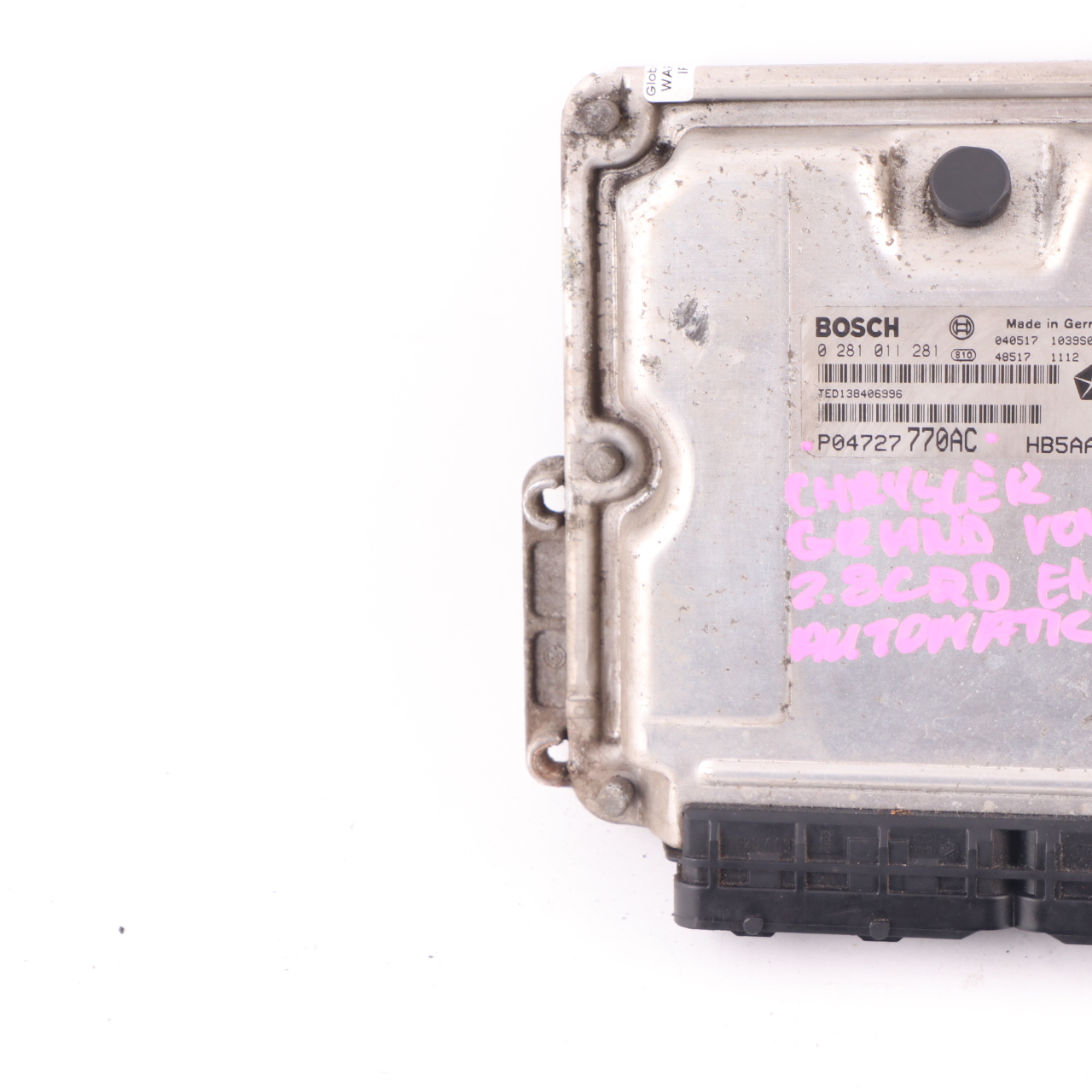 Chrysler Grand Voyager 2.8CRD Diesel 163HP Motoreinheit ECU P04727770AC Automati