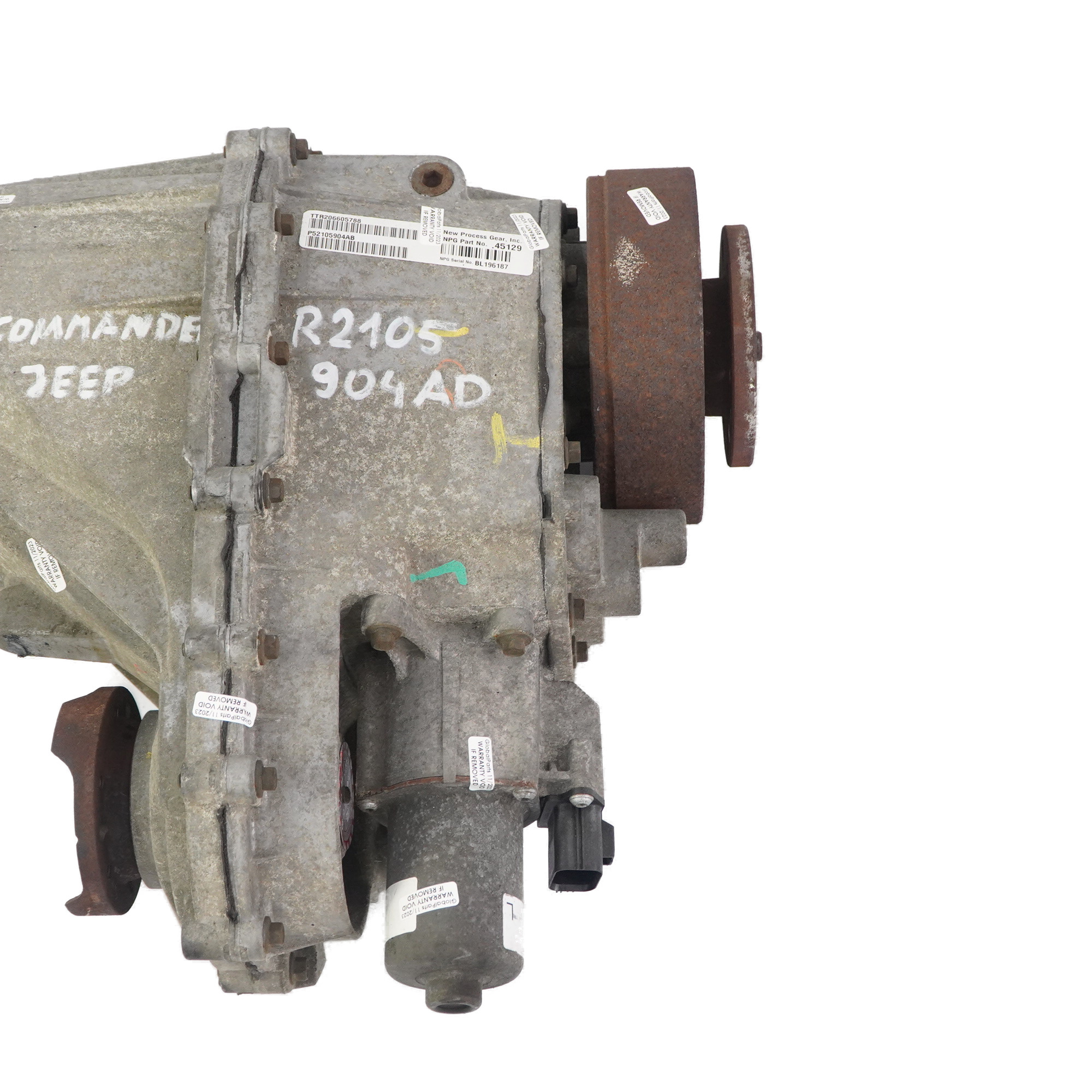 Jeep Commander Front Differential Diff Transfer Box P52105904AB WARRANTY