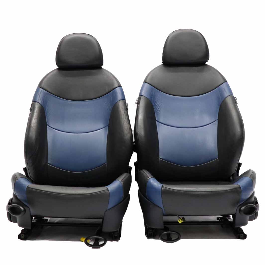 Ledersitze Mini R50 R53 Lapis Blau Set Innenraum Vorne Hinten Sitz