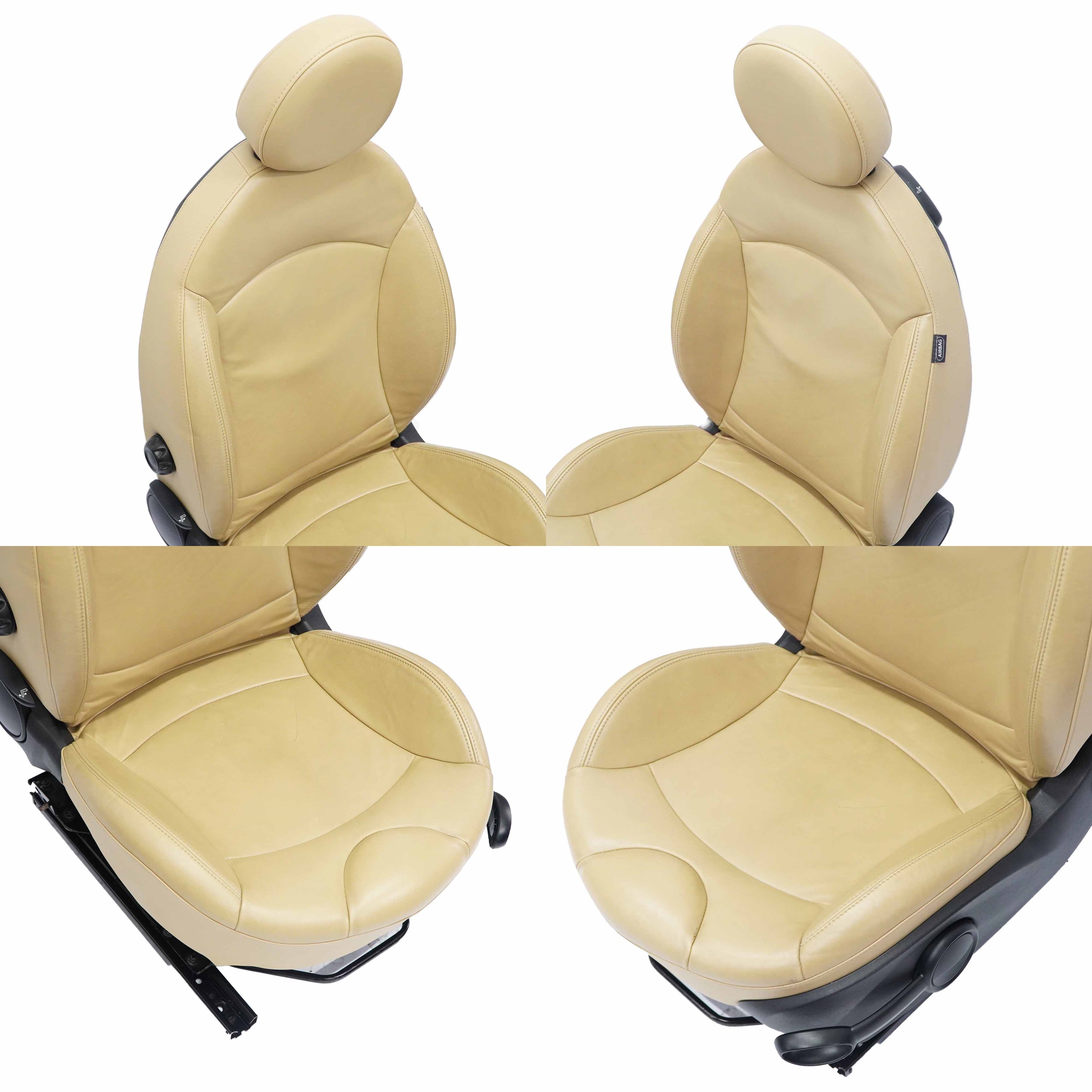 Ledersitze Mini Cooper One R57 Cabrio Sport Gravity Toskanabeige Sitz Set