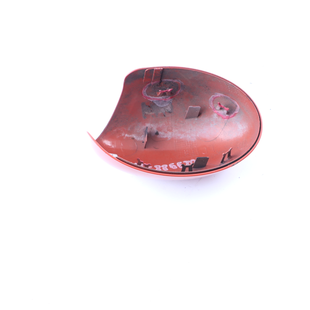 Wing Mirror Cover Mini R50 R53 Cap Housing Left N/S Hot Orange Metallic - A26