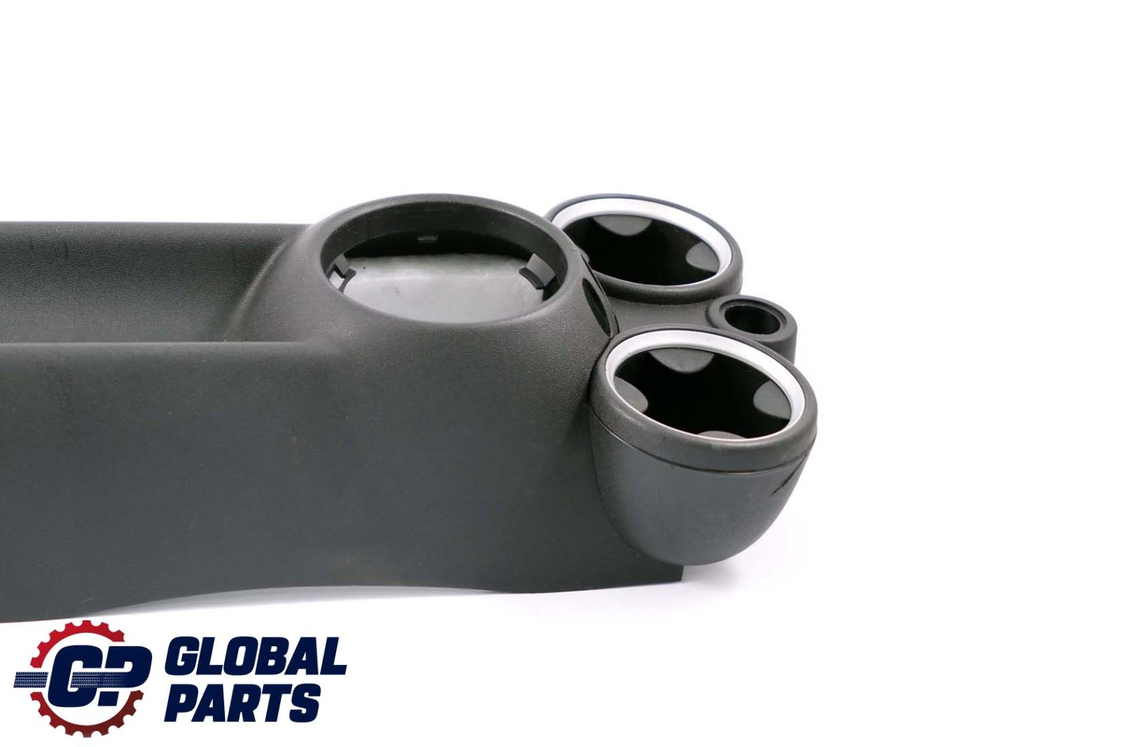 BMW Mini Cooper One R55 R56 Centre Console Silver Trim Cup Holder Carbon Black