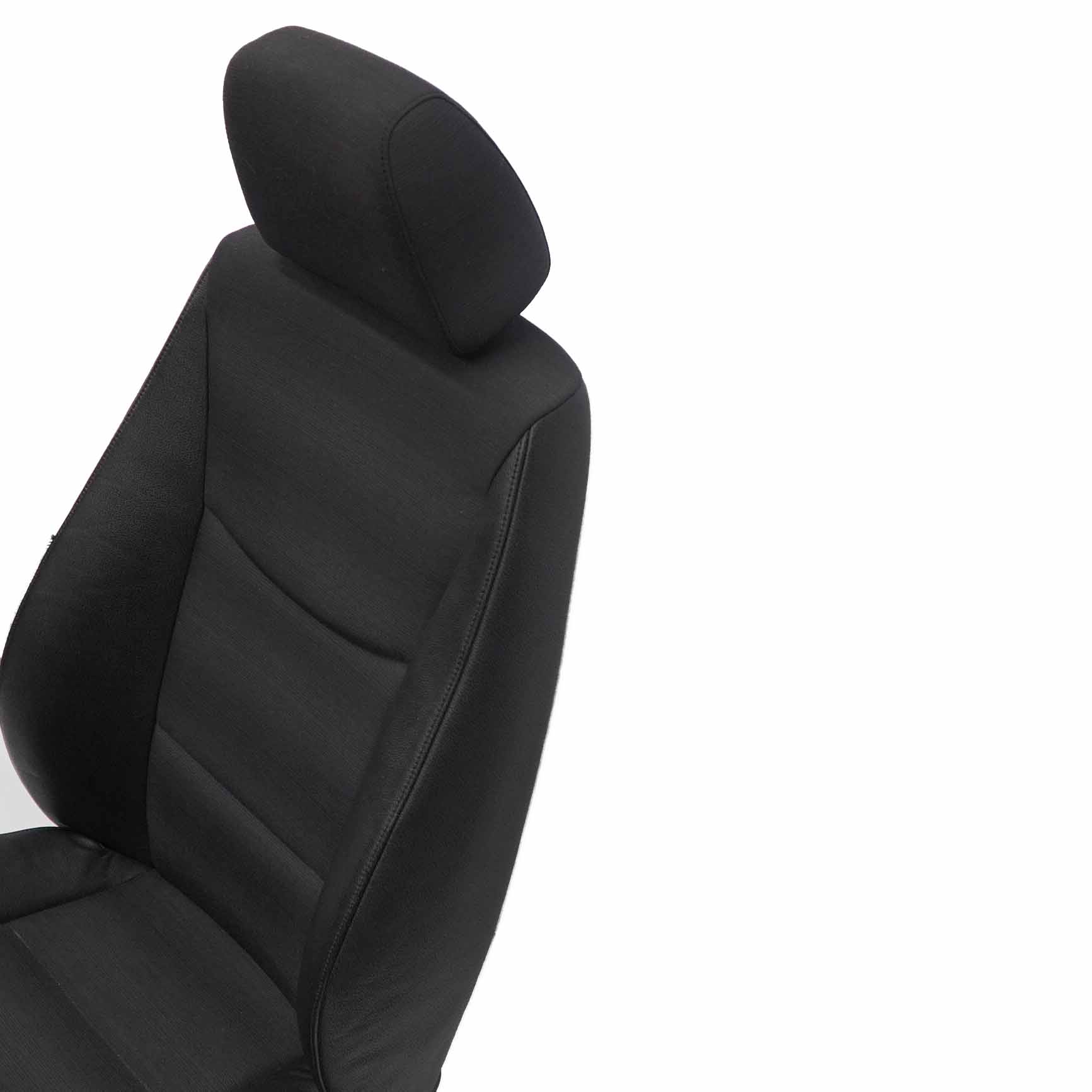 Vordersitz BMW E90 E91 Schwarz Leder / Stoff Citrus Interior Vorne Links