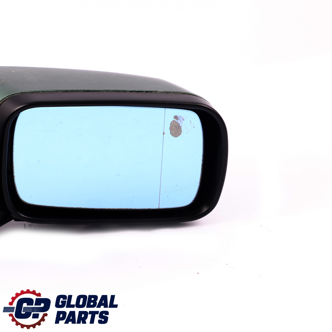 BMW 3 E46 Heated Power Fold Right O/S Wing Mirror Meergruen Sea Green 393