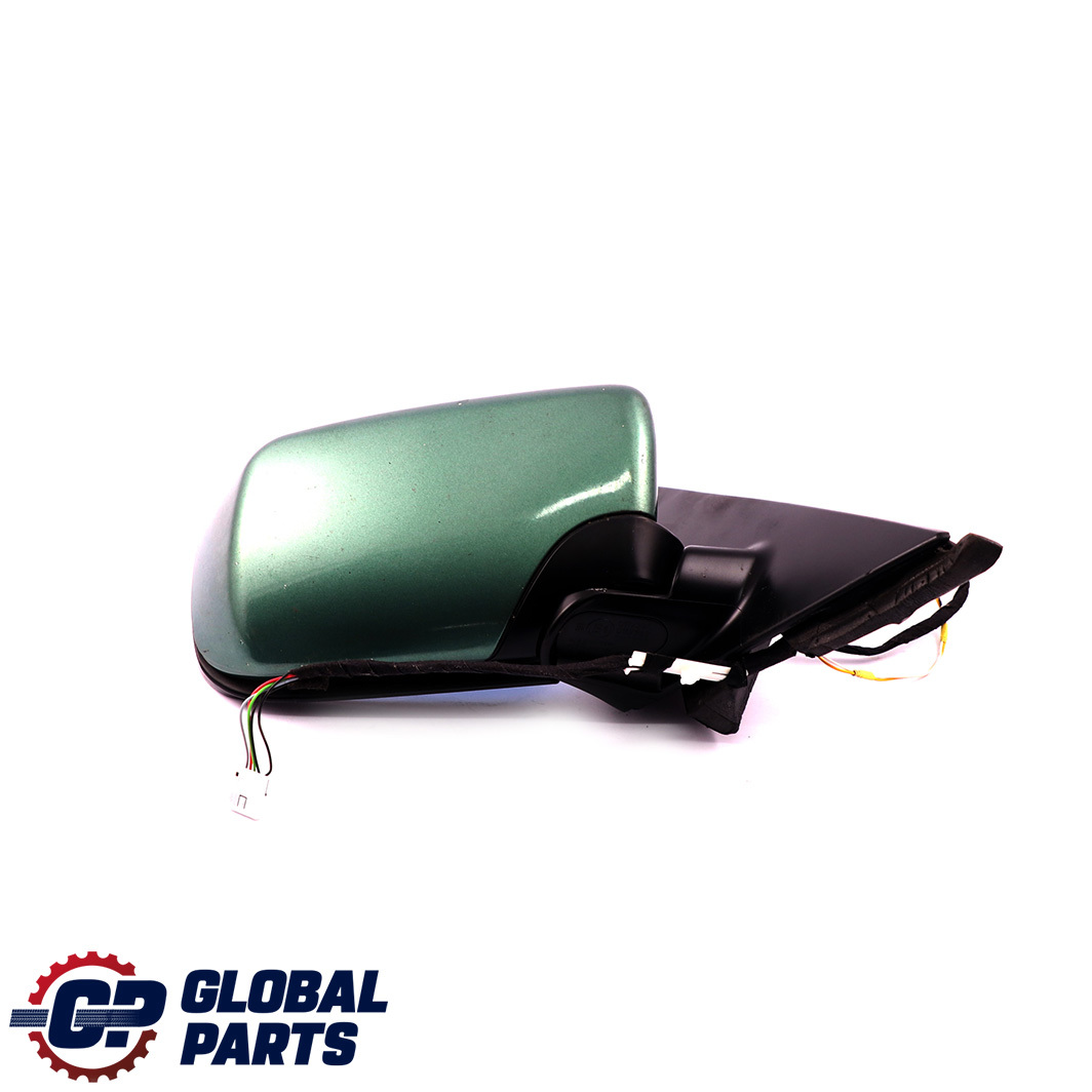 BMW 3 E46 Heated Power Fold Right O/S Wing Mirror Meergruen Sea Green 393