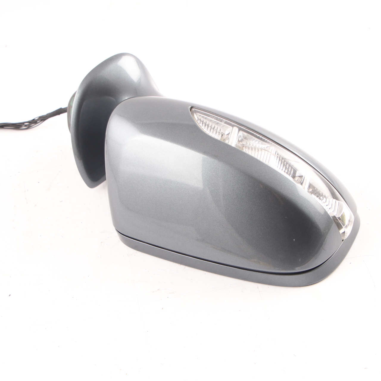 Mercedes W211 Wing Mirror Power Fold Door Right O/S Outside Flint Grey - 368