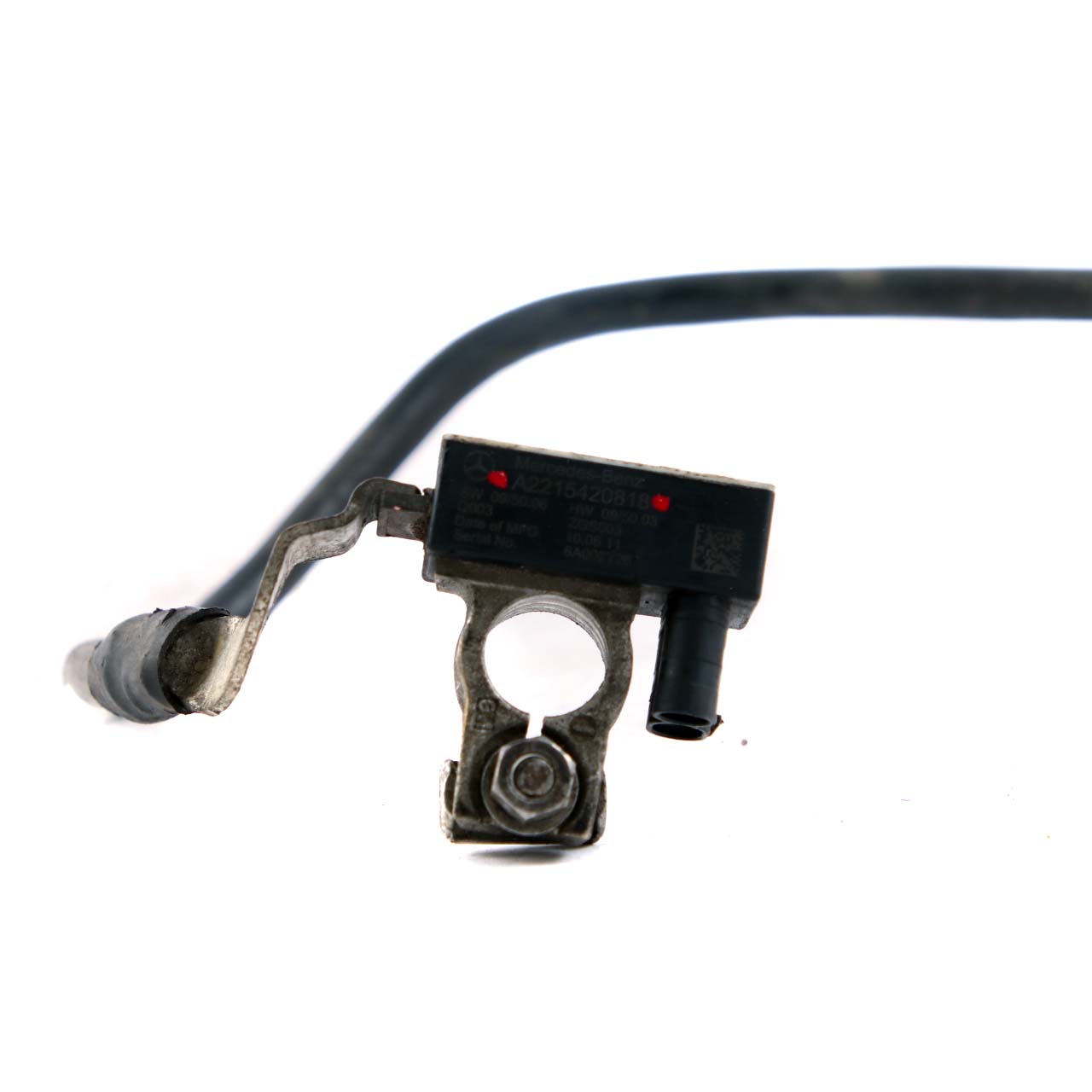 Mercedes-Benz W221 Negative Battery Sensor Minus Terminal Lead Cable A2215420818