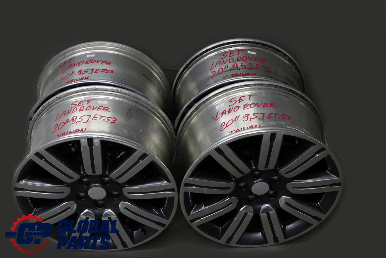 Range Rover Land Rover Discovery Complete Set 4x Wheel Alloy Rim 20" 9,5J ET:53