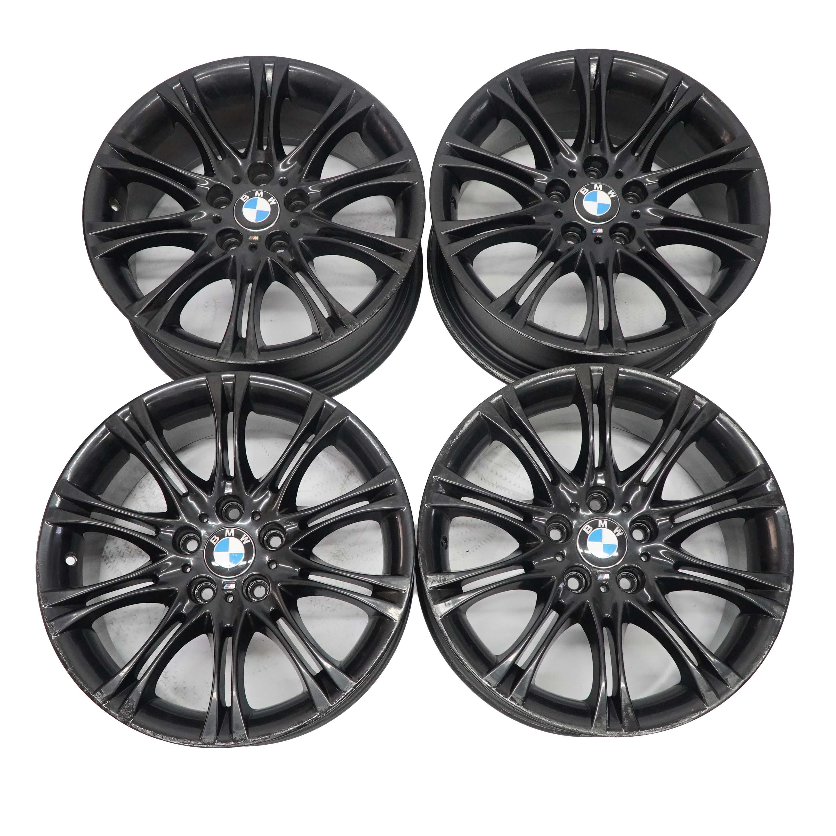 BMW E90 E91 Schwarz Komplett Set 4x Felgen Alufelge 18" 8J VIA