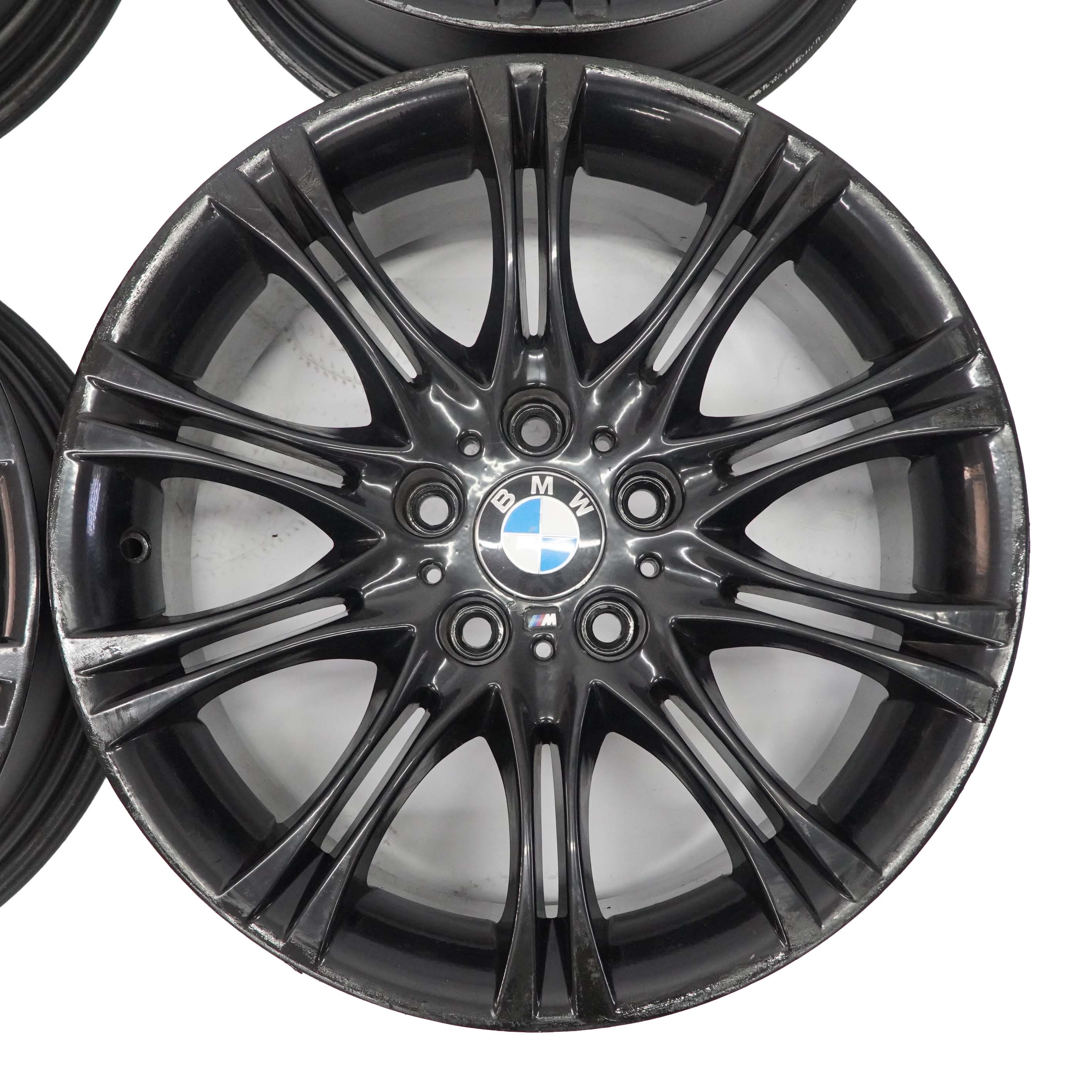 BMW E90 E91 Schwarz Komplett Set 4x Felgen Alufelge 18" 8J VIA